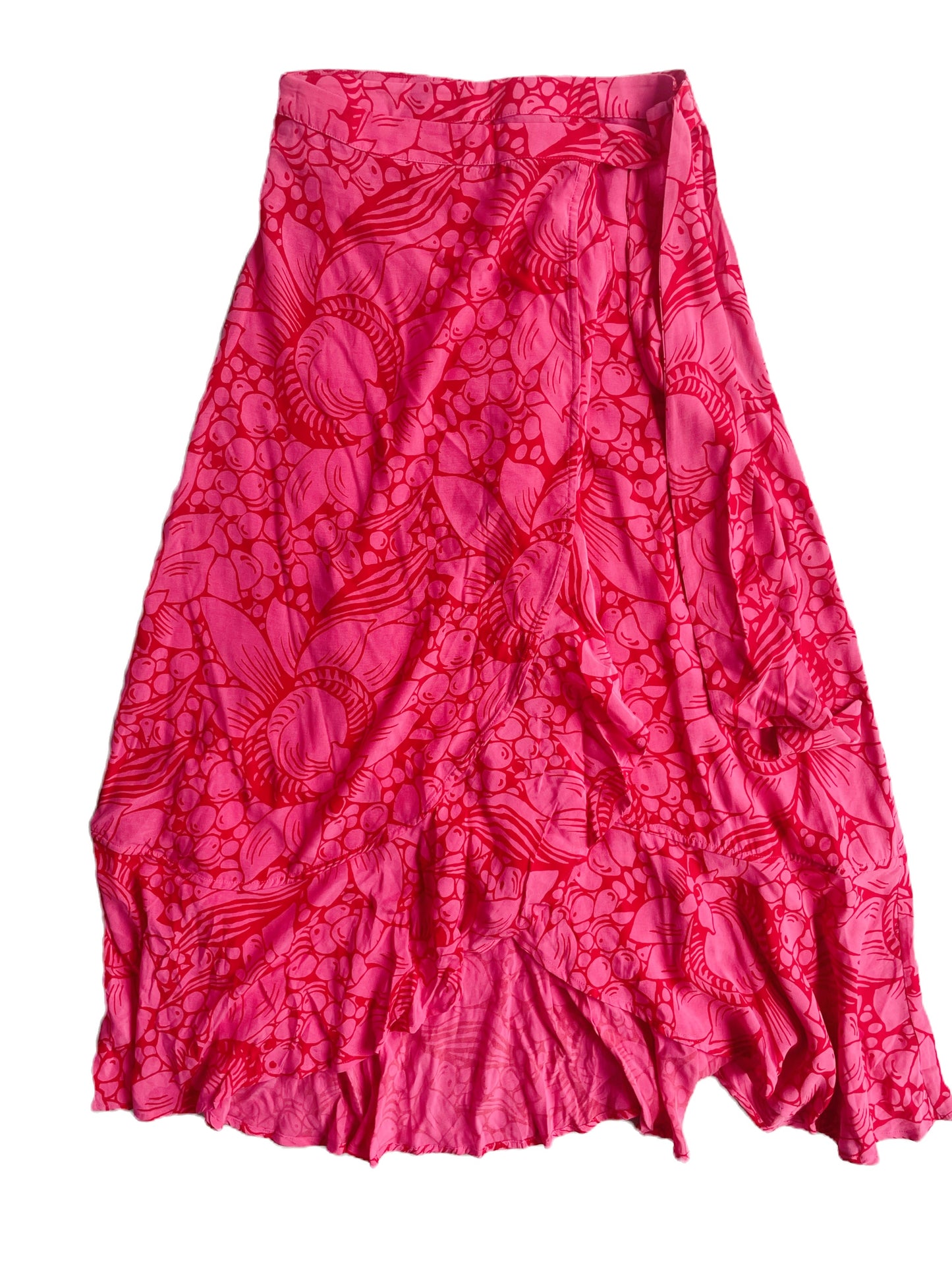 Whistles Print Wrap Skirt UK 8 image 0