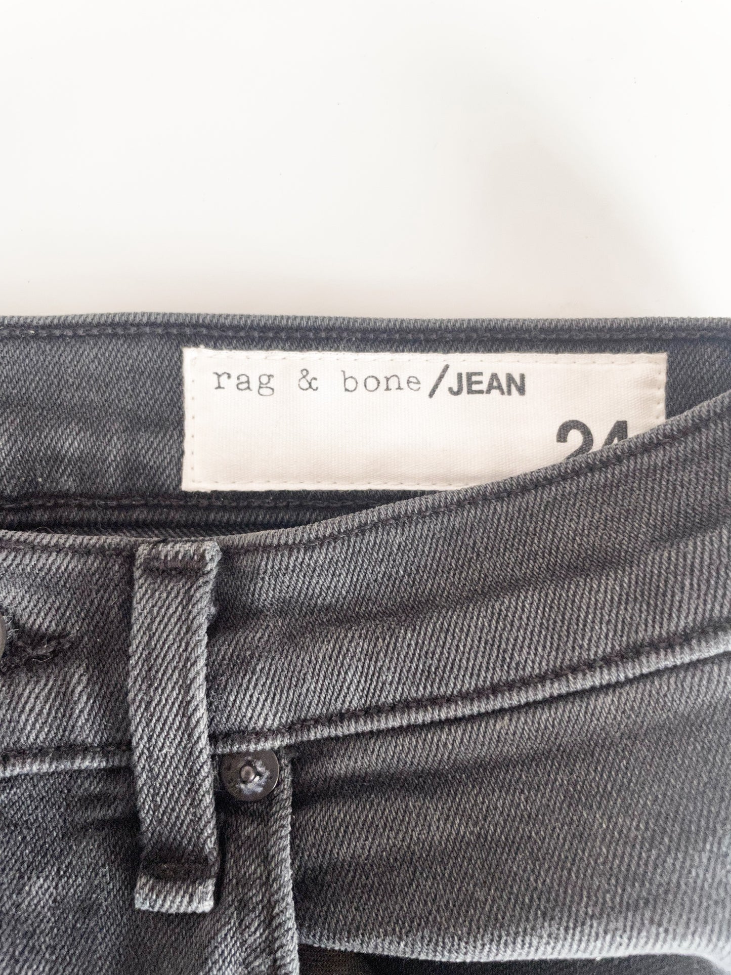Rag & Bone Grey Skinny Jeans 24" image 5