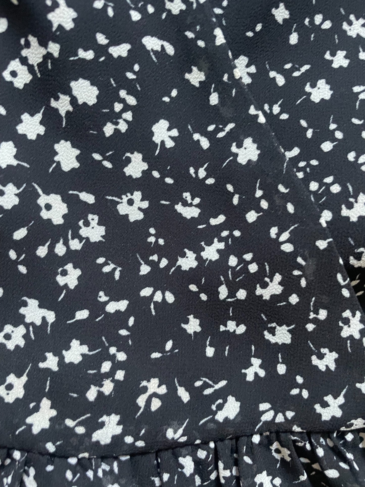 All Saints Floral Wrap Blouse XXS image 4