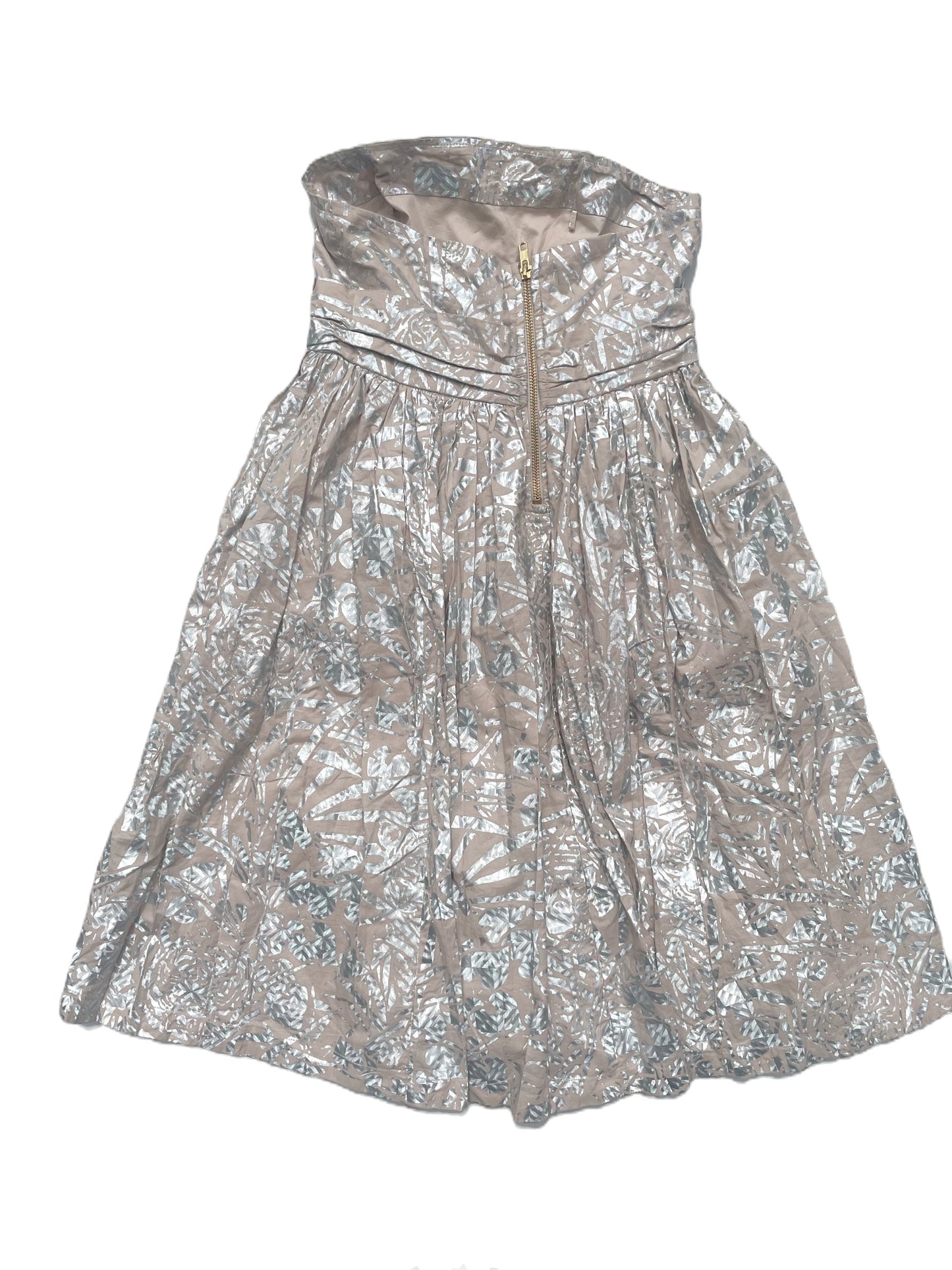 All Saints Metallic Cotton Dress UK 8 image 1