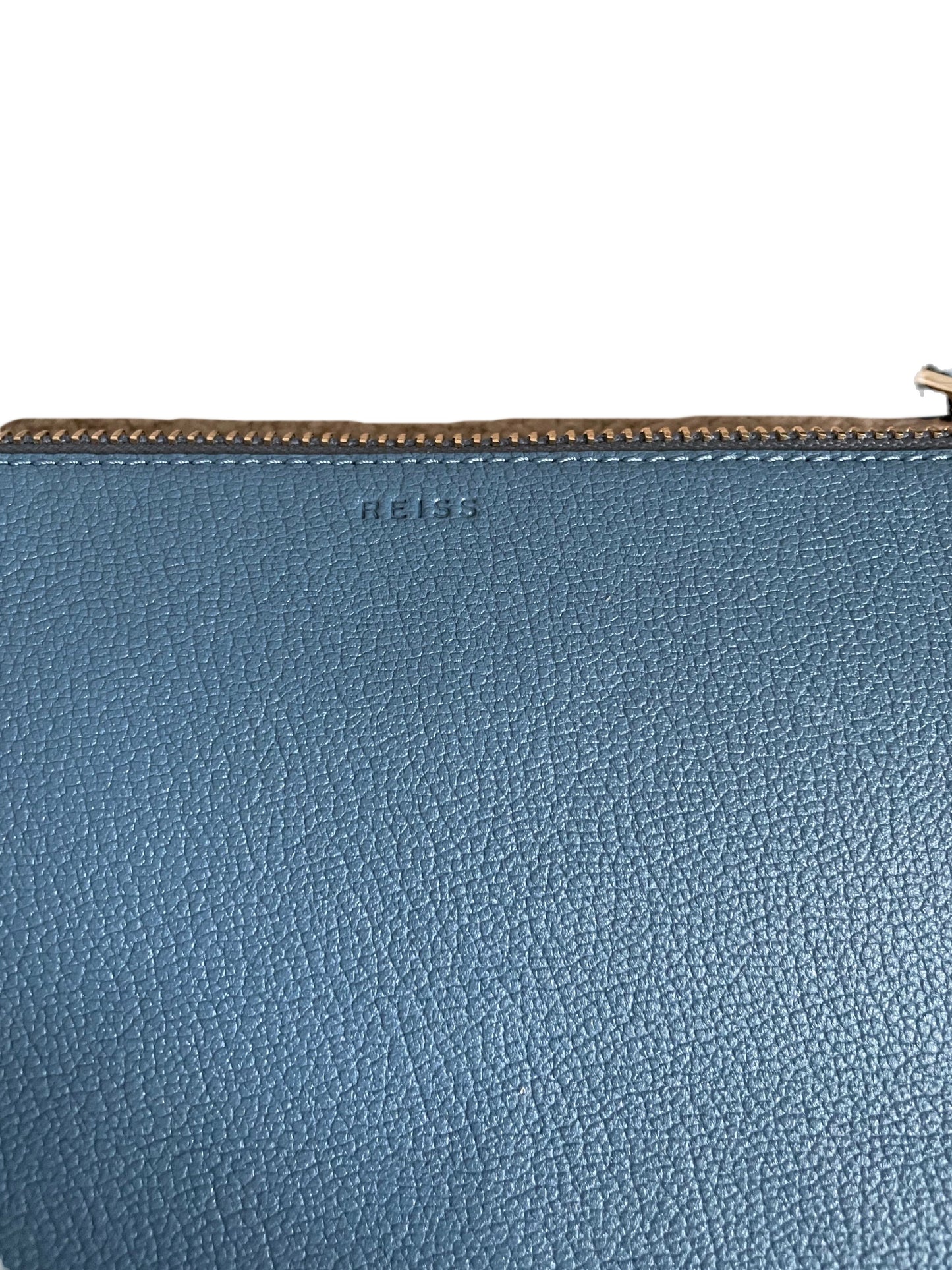 New Reiss Blue Leather Bag image 3