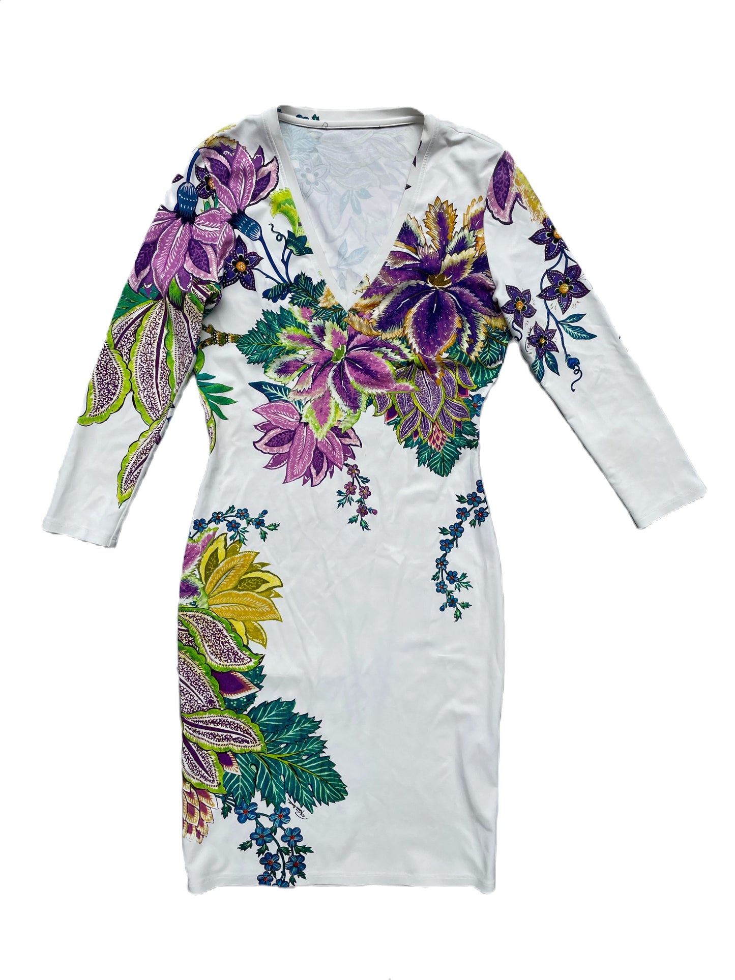 Roberto Cavalli Floral Dress UK 10 image 0