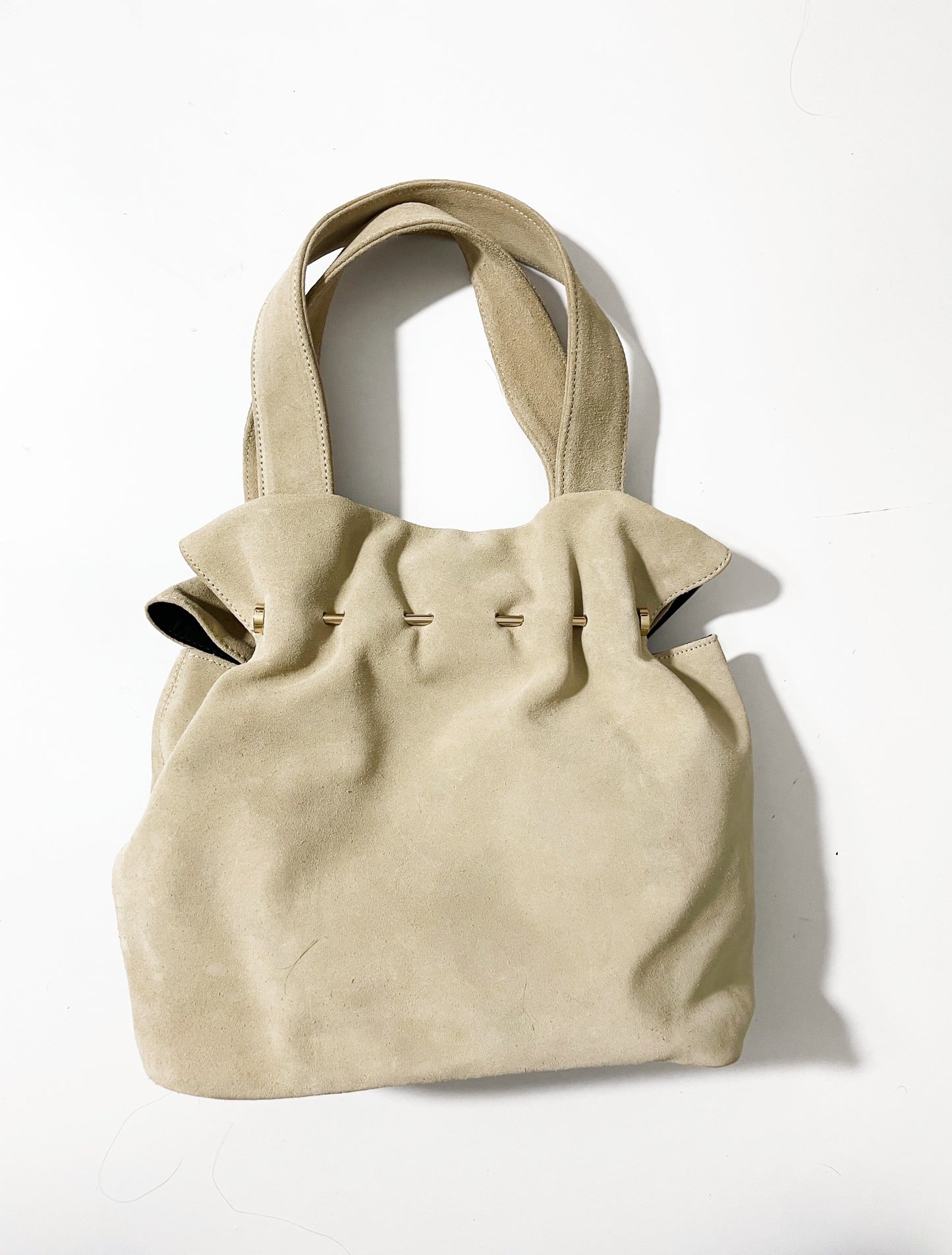Reiss Suede Beige Tote image 0