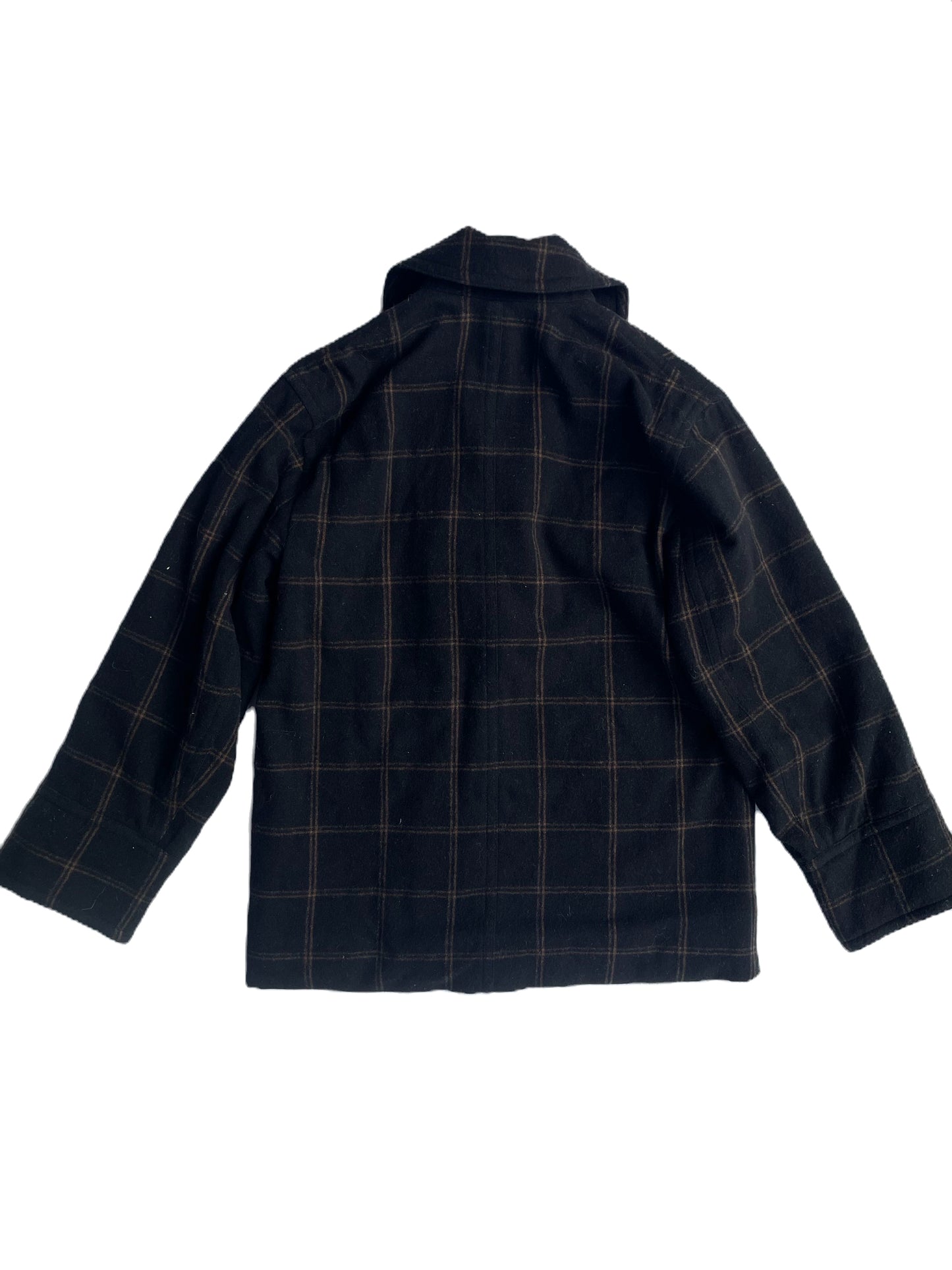 New With Tags Vince Checked Wool Flannel Coat XS image 2