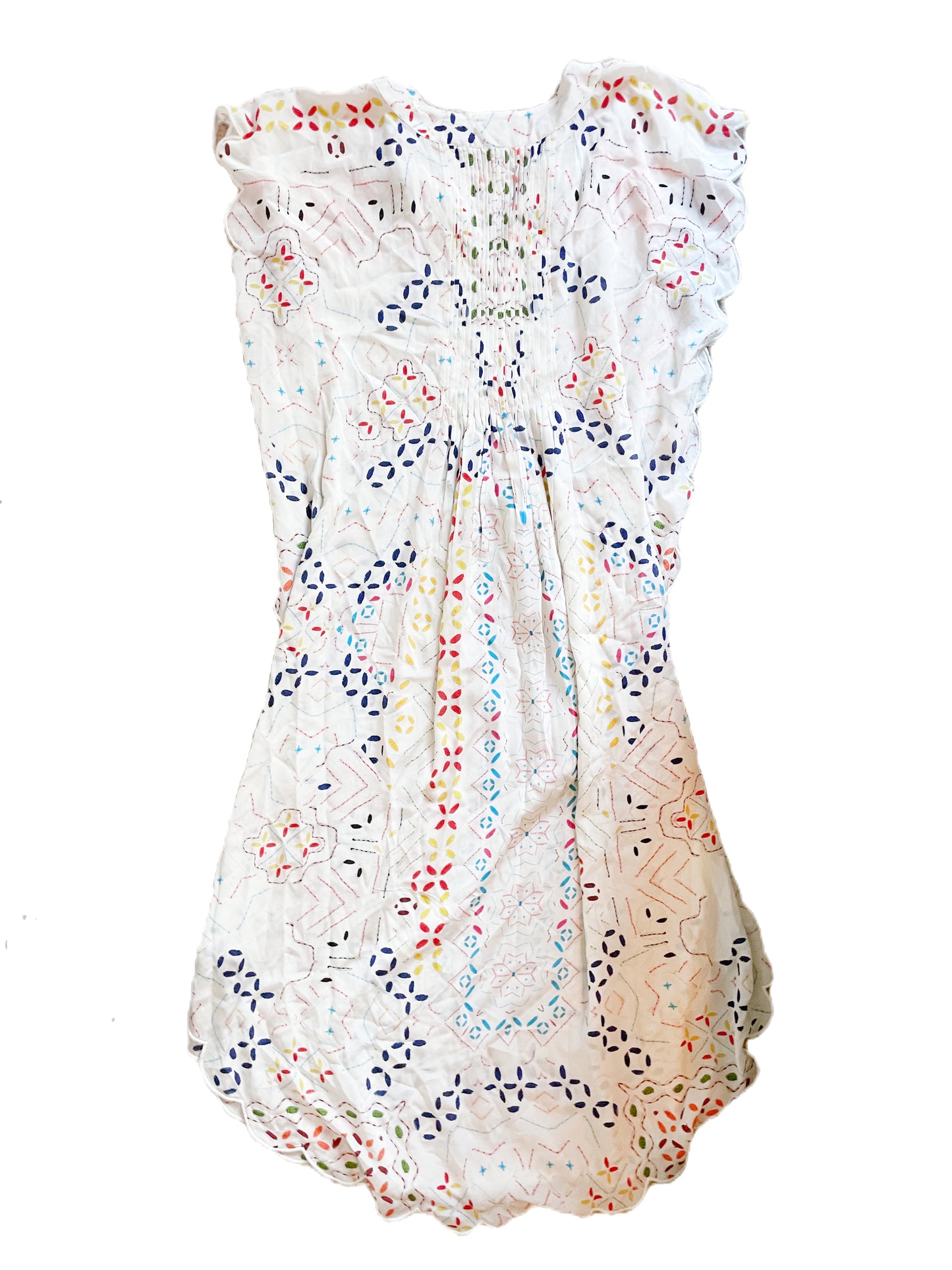 Hemant & Nandita Silk Print Kaftan S image 1