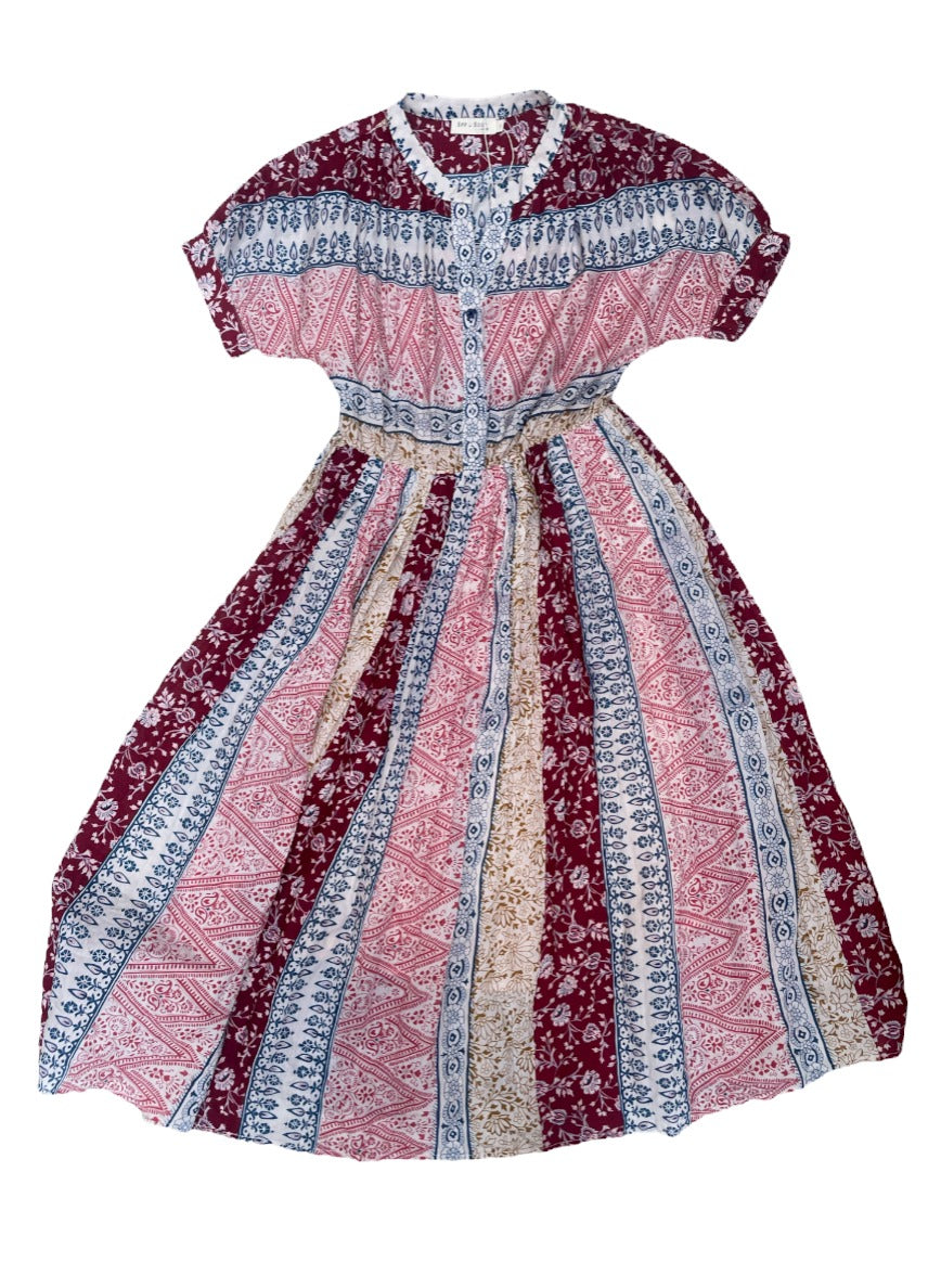 See You Soon Print Midi Dress UK 6 image 0