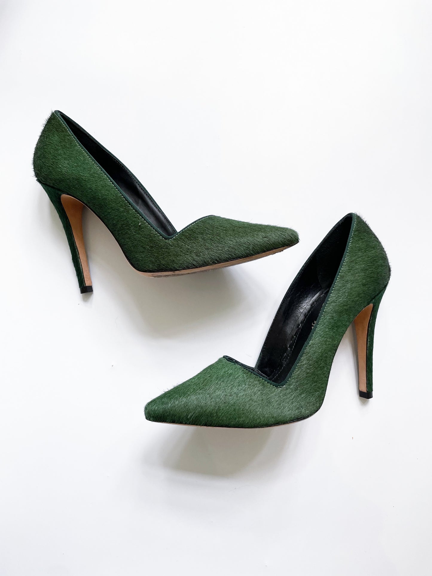 Alice + Olivia Calf Hair Pointed Heels UK 4 image 1