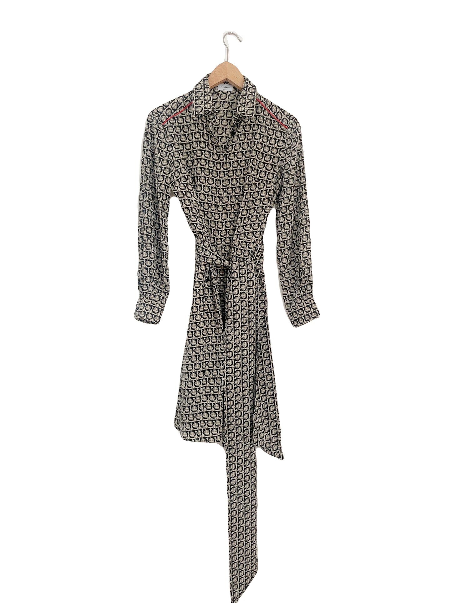 Salvatore Ferragamo Silk Printed Dress XS image 0