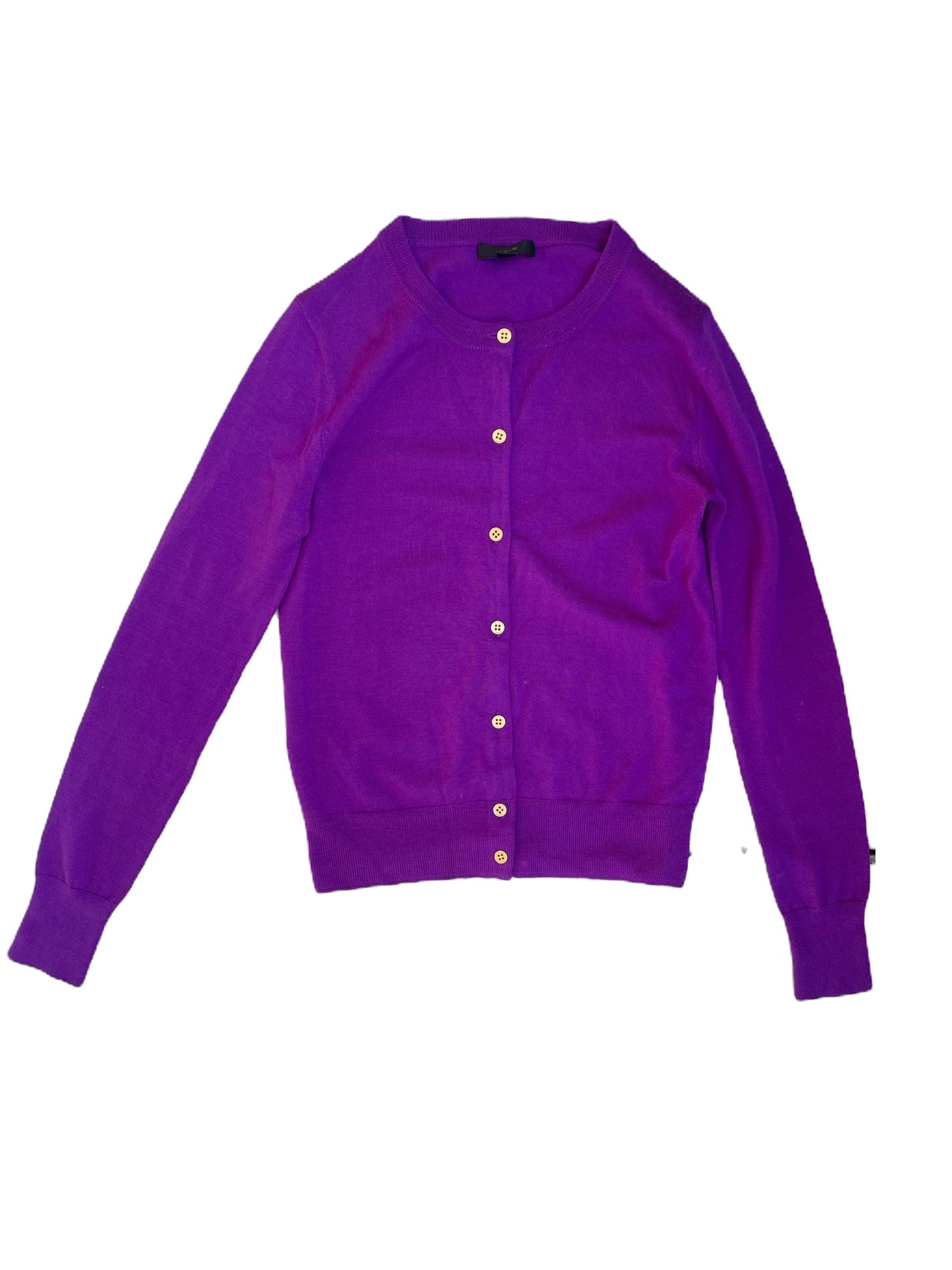 J.Crew Purple Wool Cardigan XS image 0