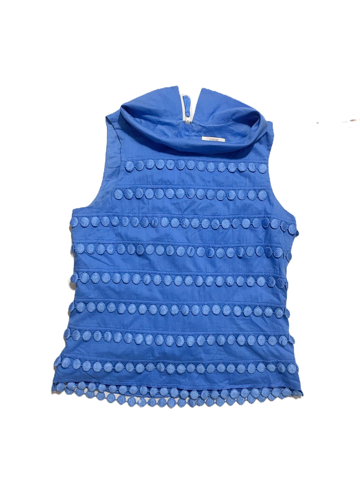 J.Crew Blue Cotton Blouse UK 6p image 0