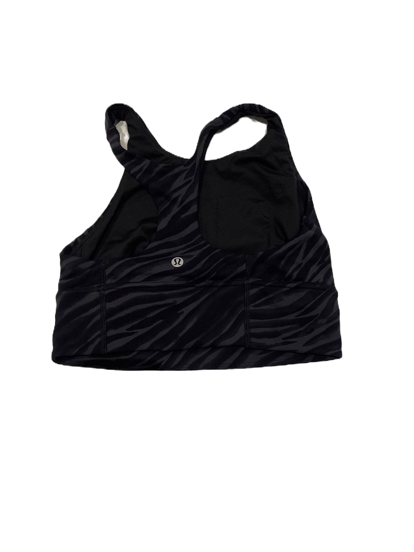 Lululemon Zebra Cropped Sports Top UK 10 image 1