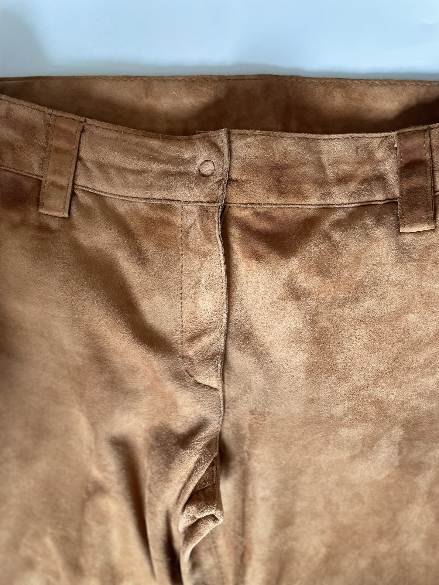 Dolce & Gabanna Tan Suede Trousers S image 2