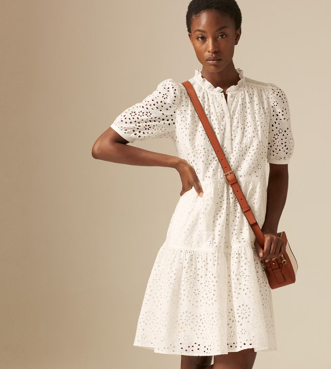 Me+Em Cotton Broderie Dress UK 14 image 1