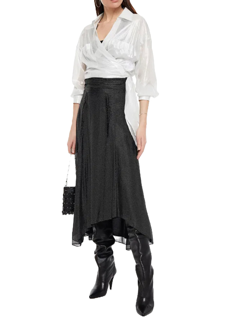 New With Tags Iro Metallic Skirt UK 8 image 2