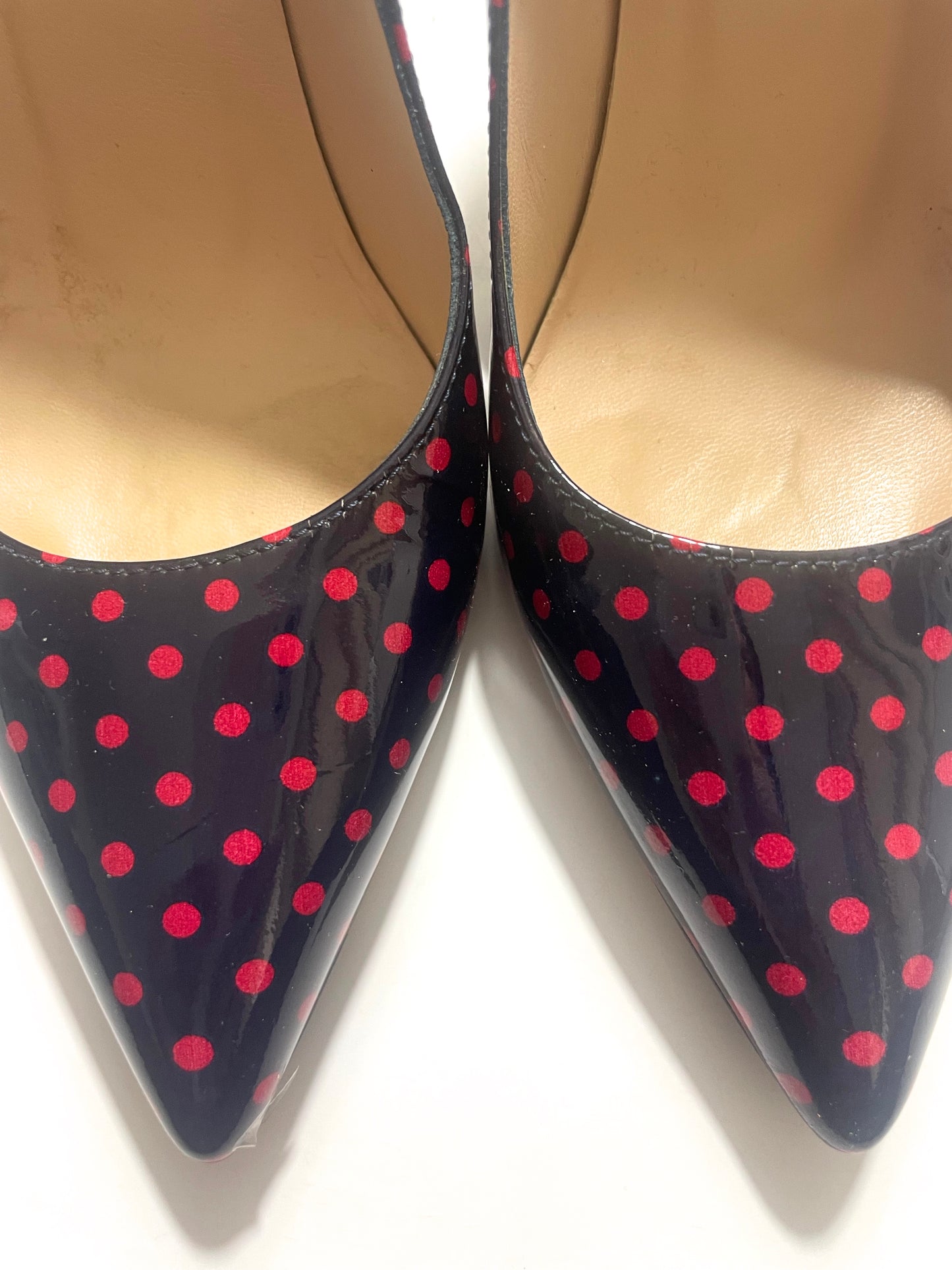 LK Bennett Patent Polka Dot Pumps UK 5 image 4