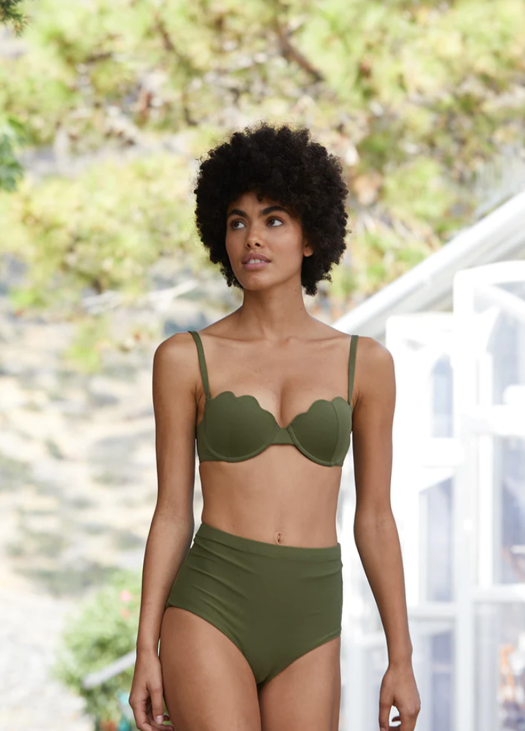 Arabella Contour Olive Bikini Set S image 0