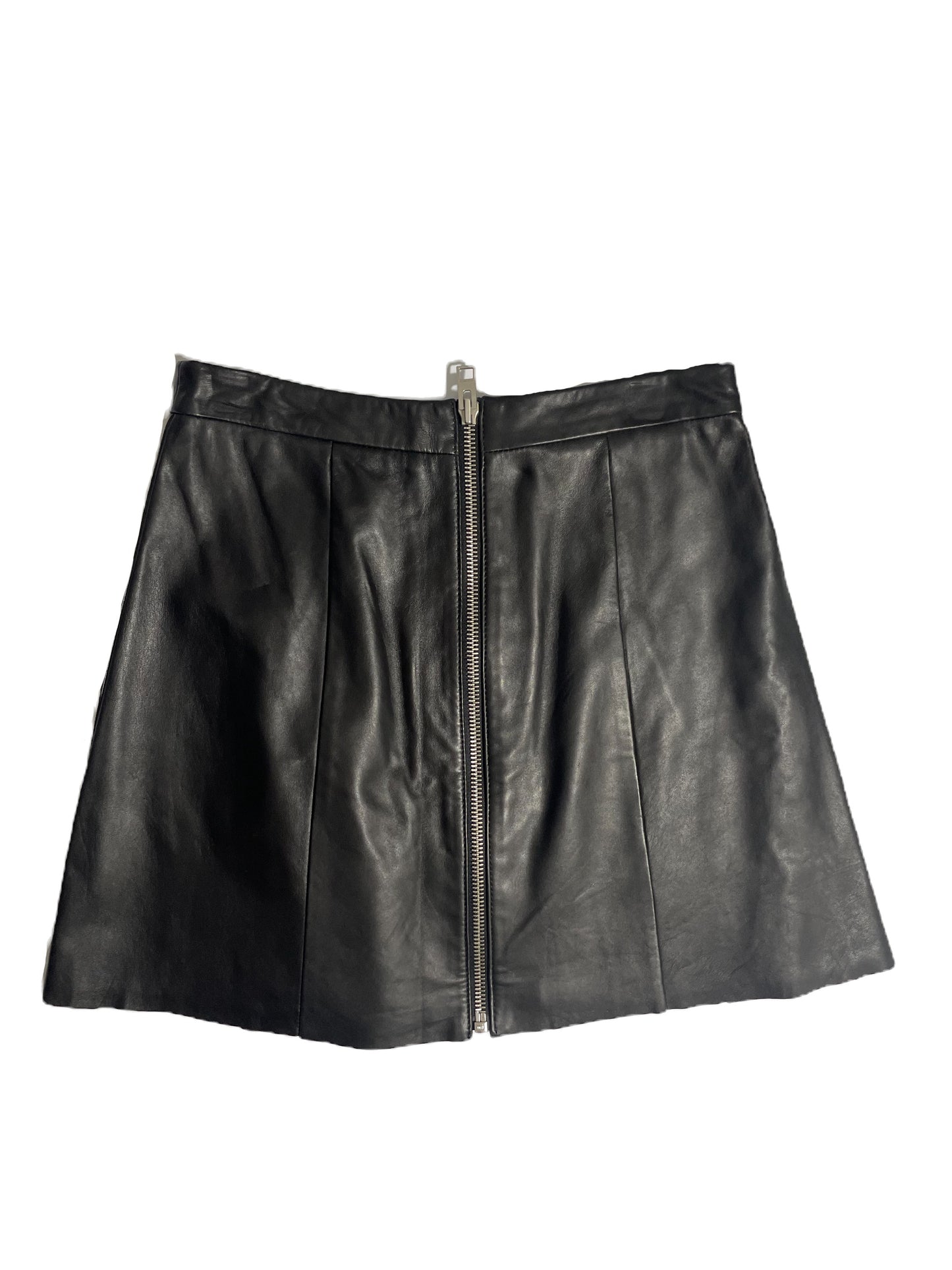 All Saints Leather Sens Skirt UK 12 image 4