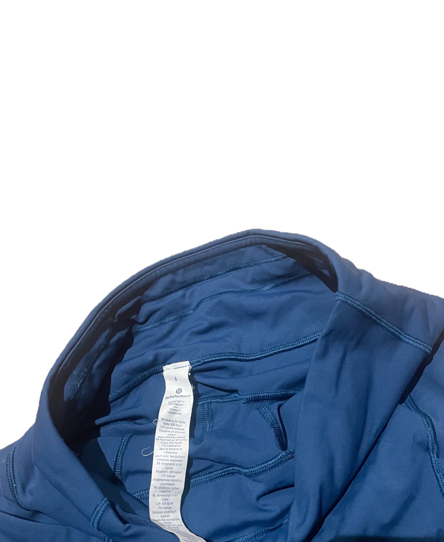 Lululemon Cropped Teal Leggings UK 8 image 3