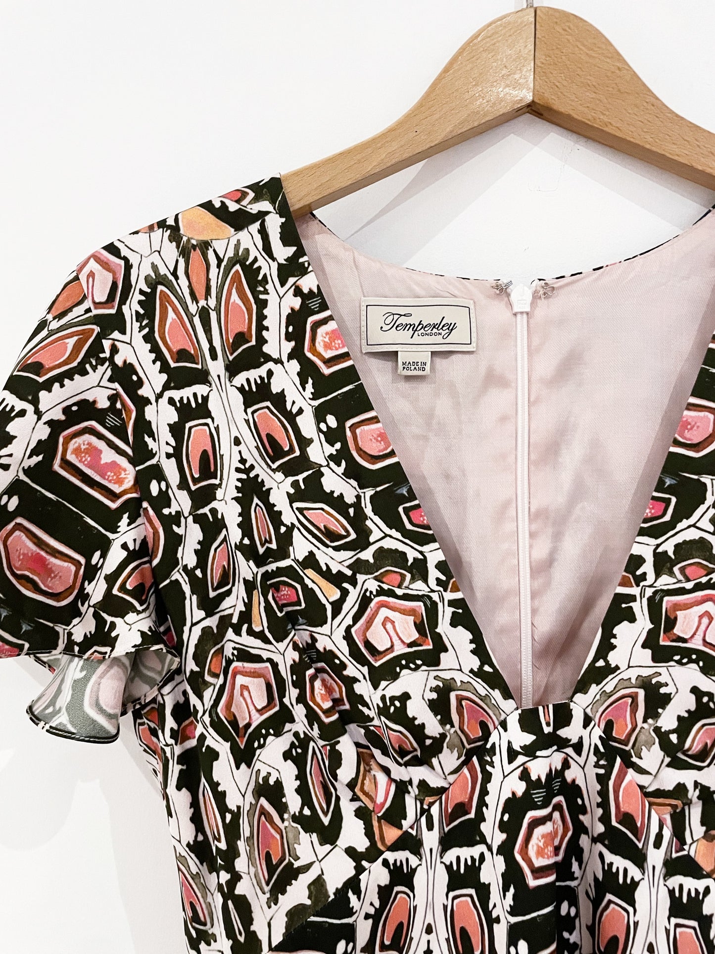 Temperley Printed Dress UK 8 image 3