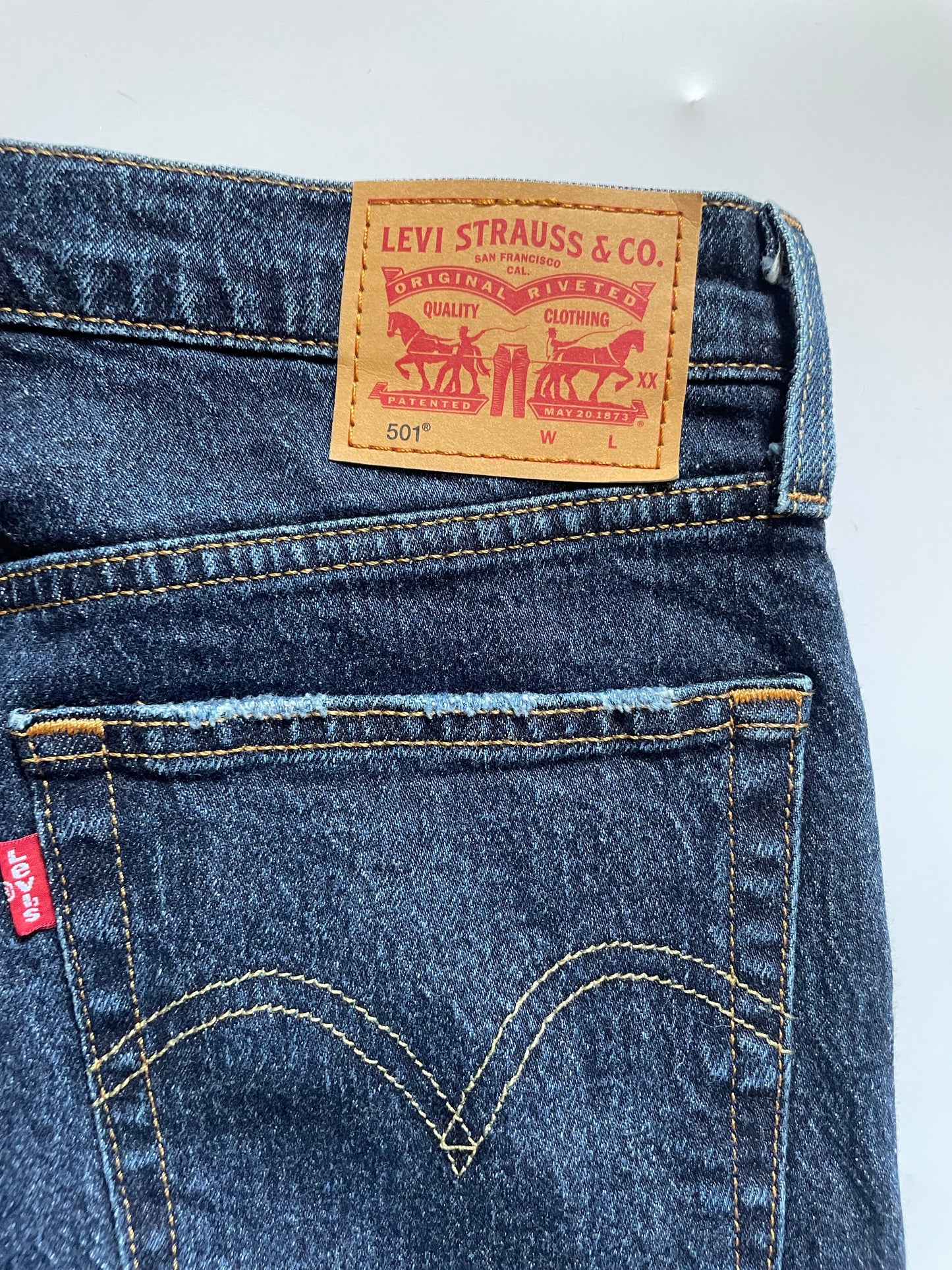 Levi Strauss & Co Straight Leg Jeans 27" image 2