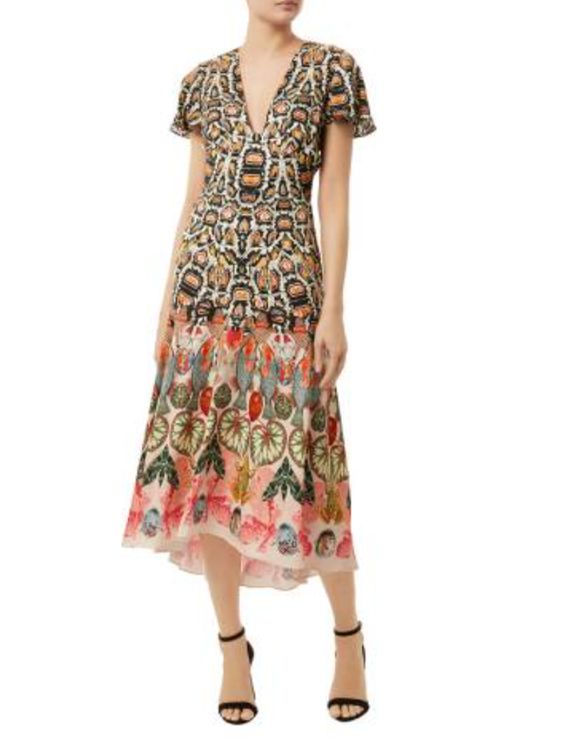 Temperley Printed Dress UK 8 image 1