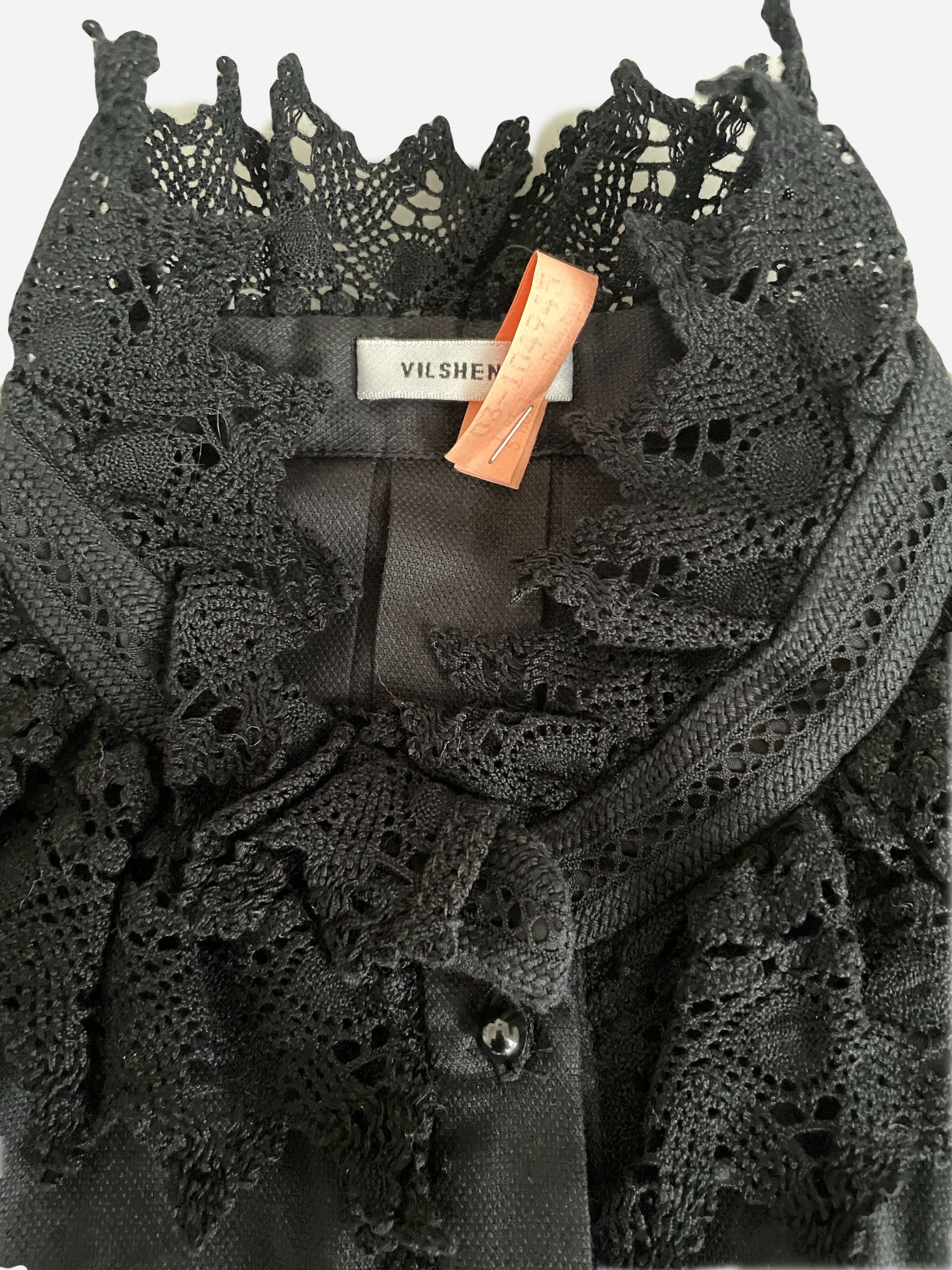 Vilshenko Lace Trimmed Shirt UK 10 image 4