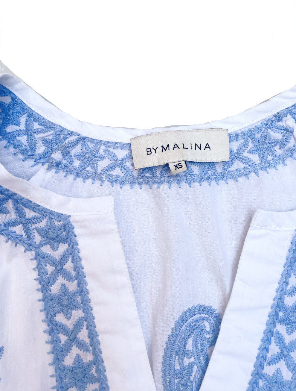 By Malina Cotton Embroidered Dress XS image 2