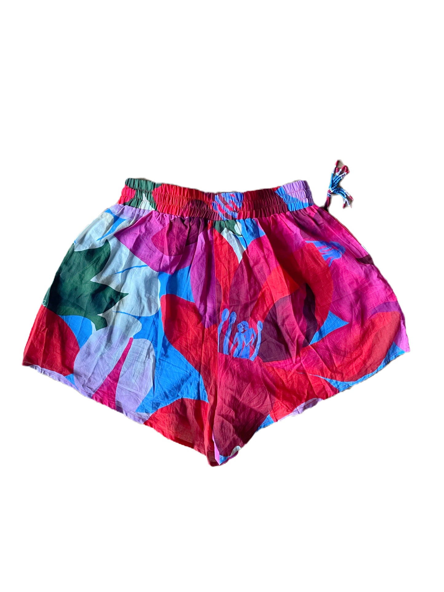 Farm Rio Watercolor Floral Organic Cotton Shorts S image 2