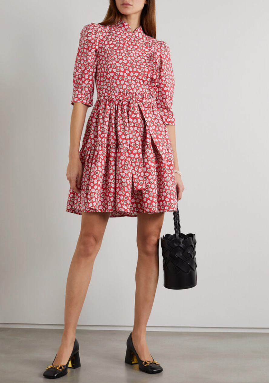 Batsheva Belted Dress UK 10 image 0
