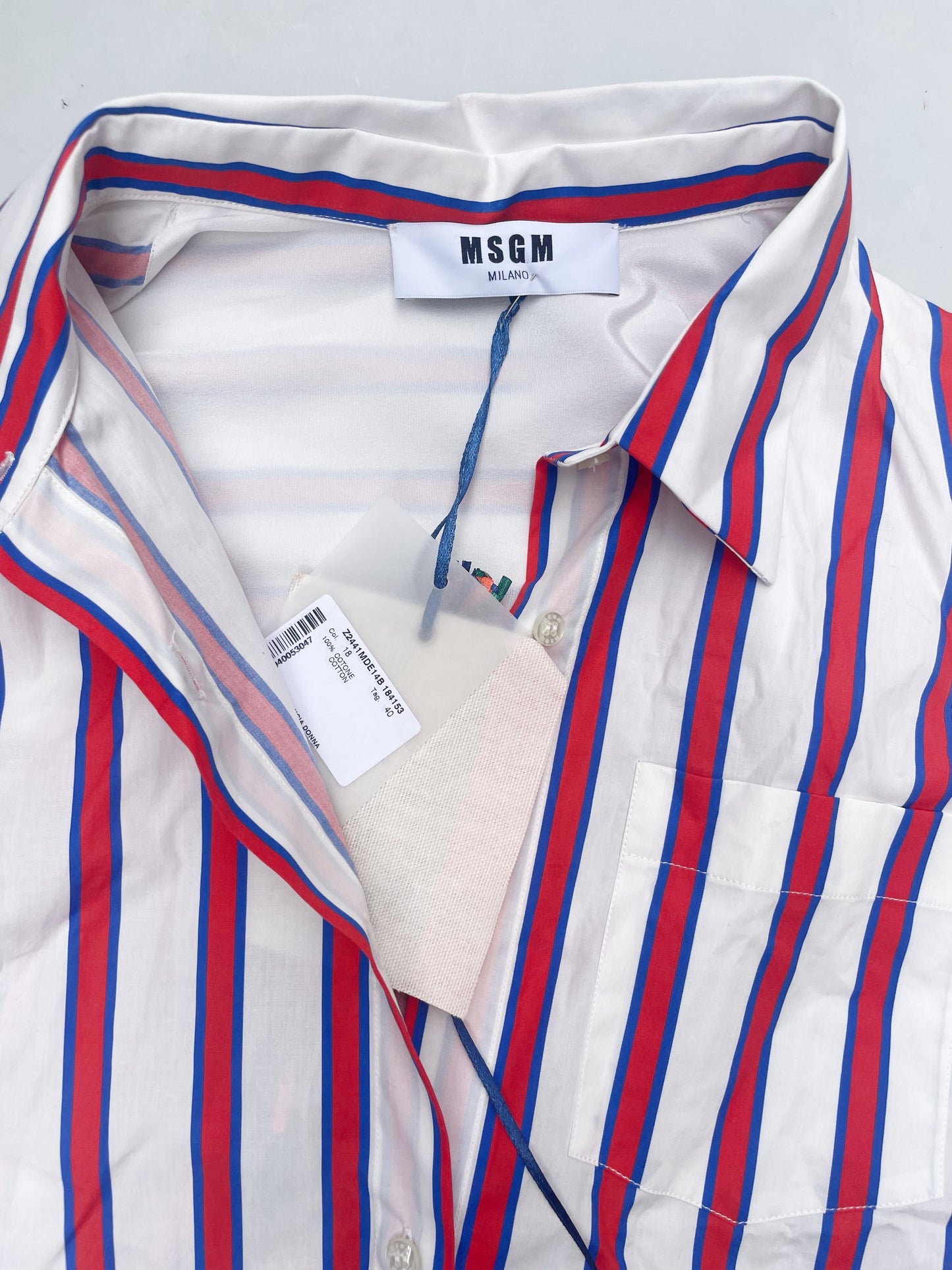 New with Tags MSGM Striped Shirt UK 8 image 3