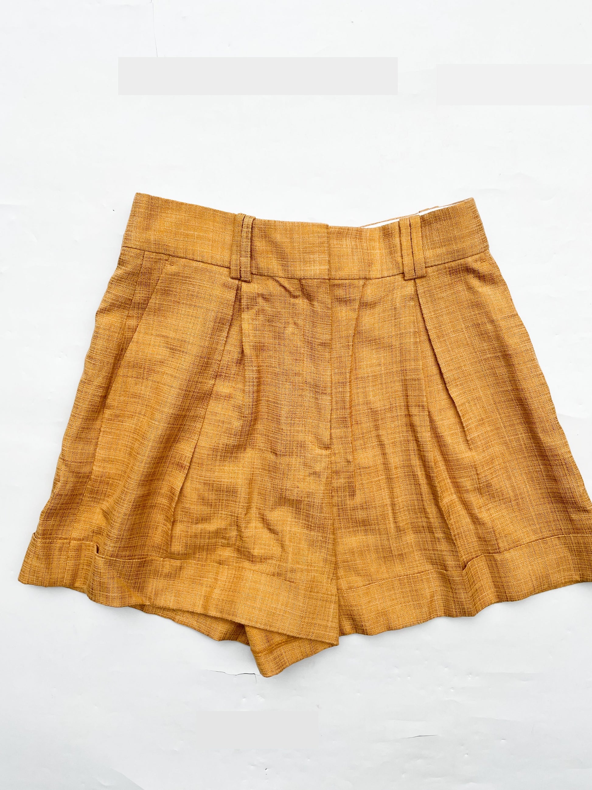 Sandro Pleated Shorts UK 10 image 1