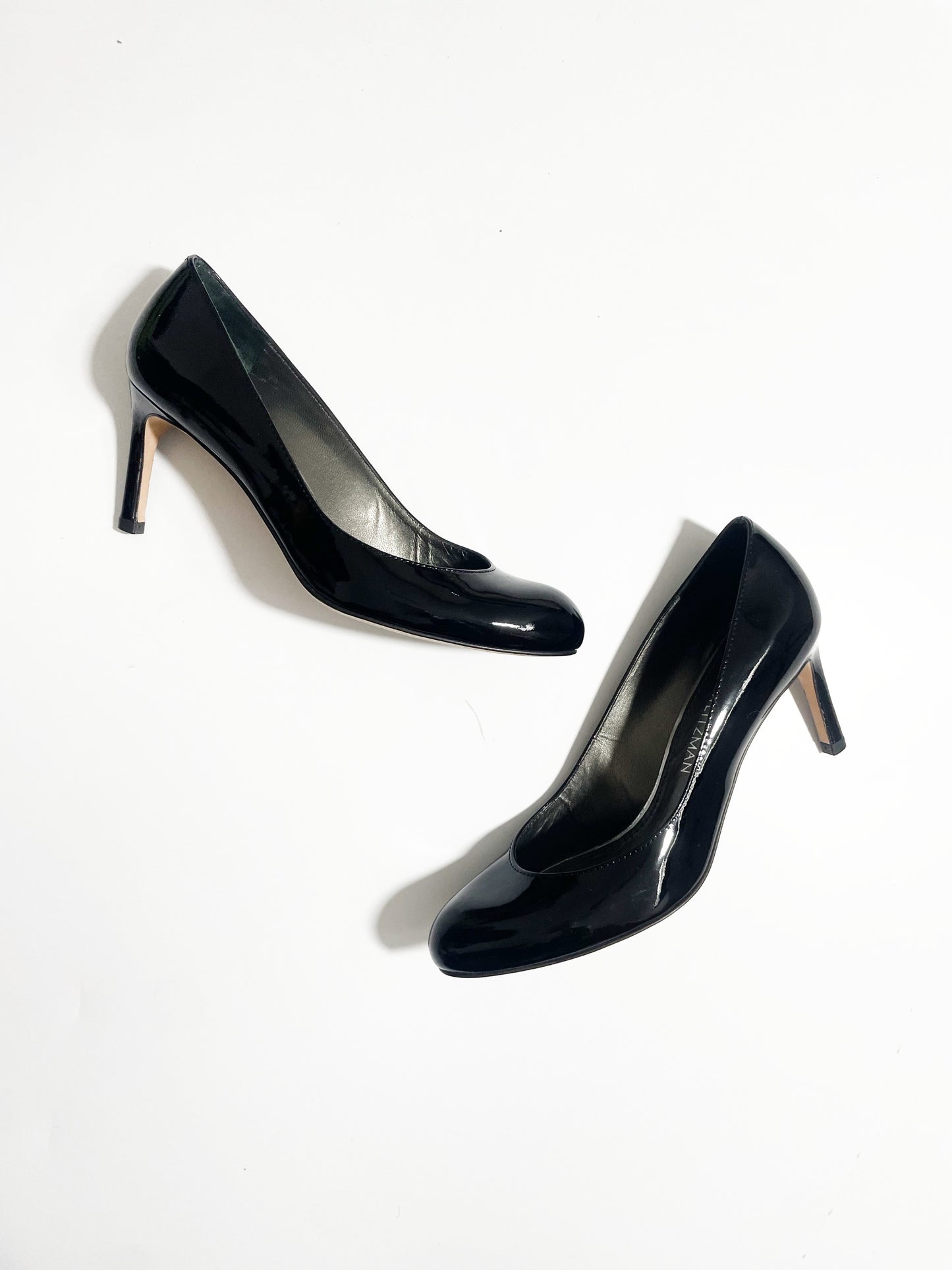 Stuart Weitzman Black Patent Pumps UK 3.5 image 1