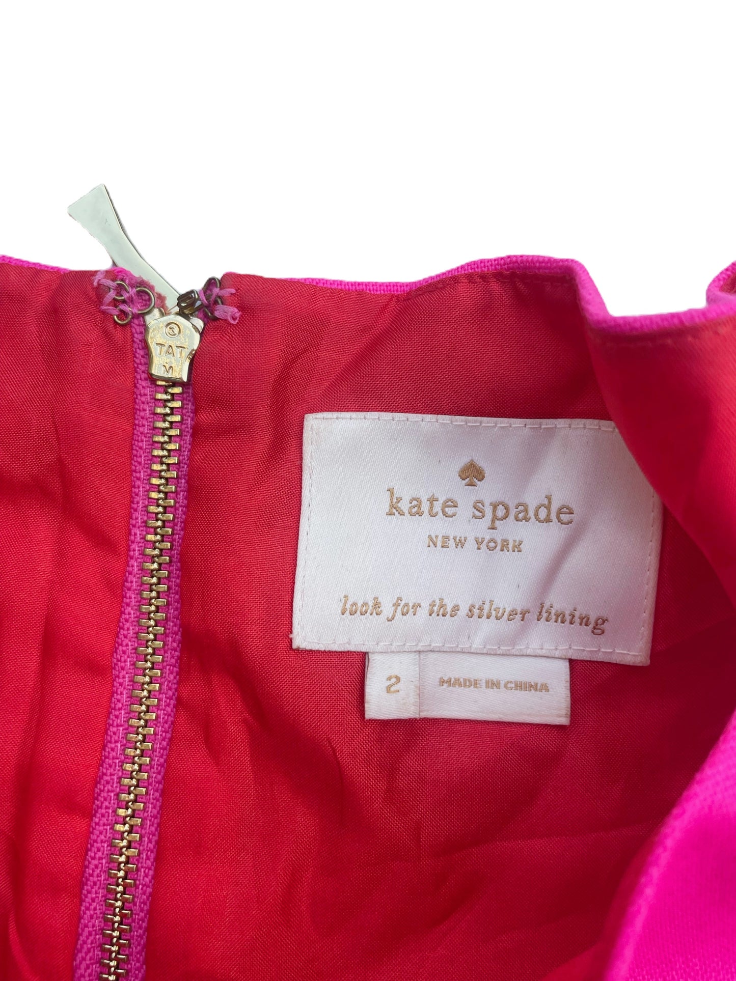 Kate Spade Fuschia Pink Shift Dress UK 6 image 2