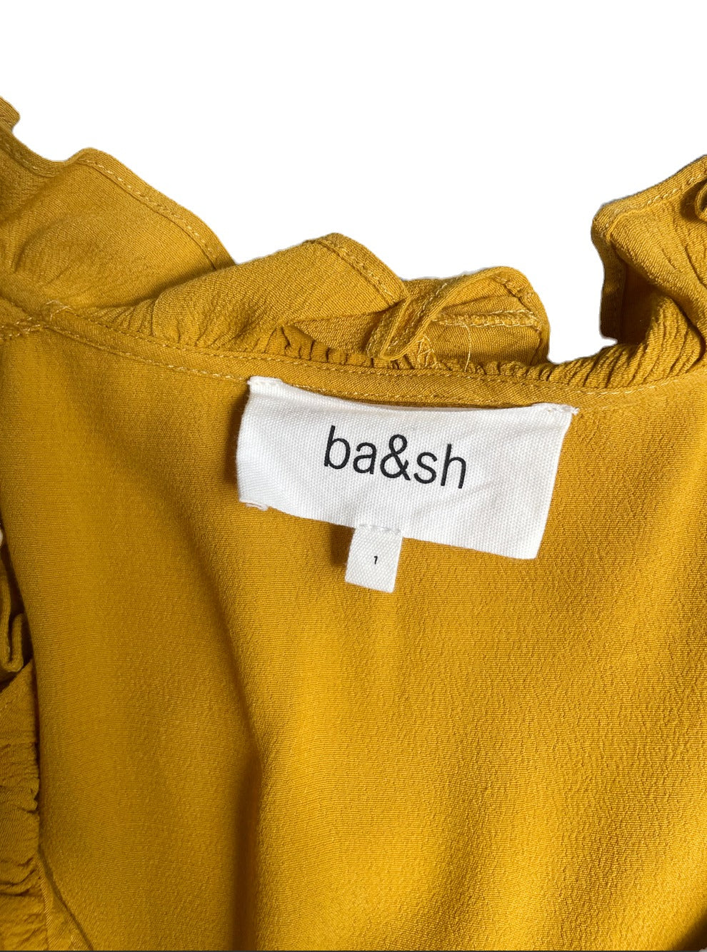 Ba&sh Yellow Shirt S image 2