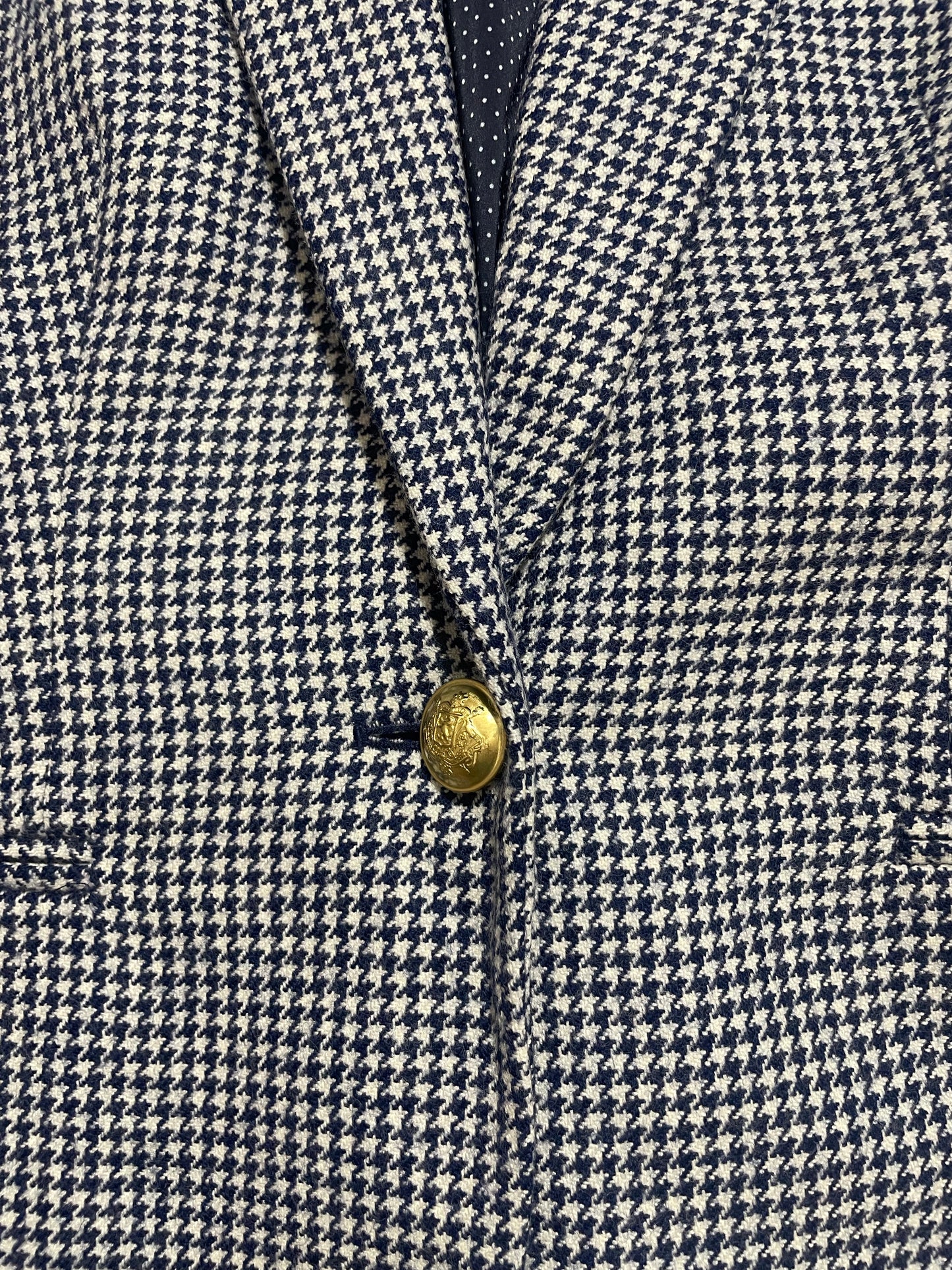 J Crew Houndstooth Blazer Jacket S image 3