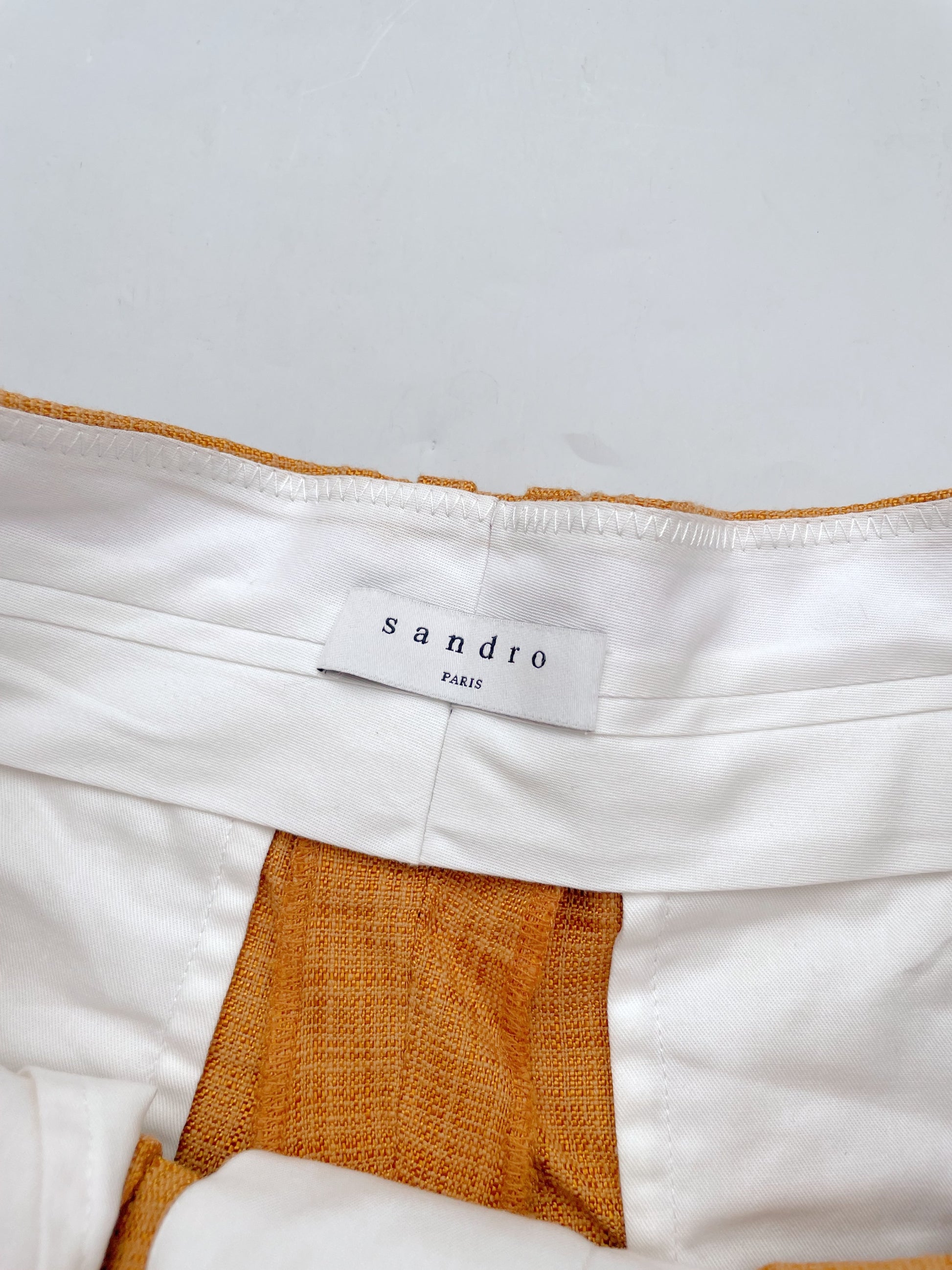 Sandro Pleated Shorts UK 10 image 3
