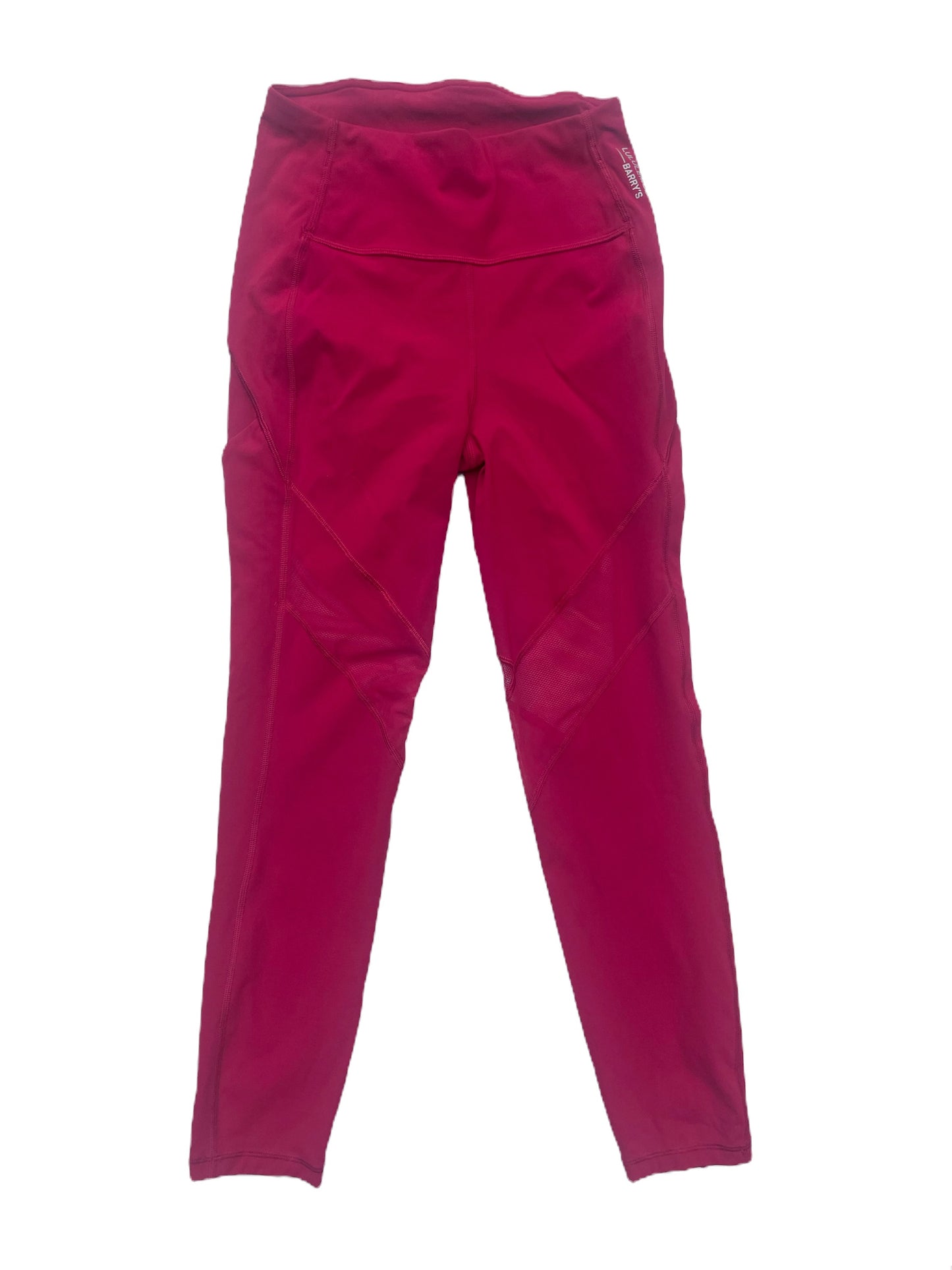 Lululemon Barry Mesh Pomegranate Leggings UK 8 image 0