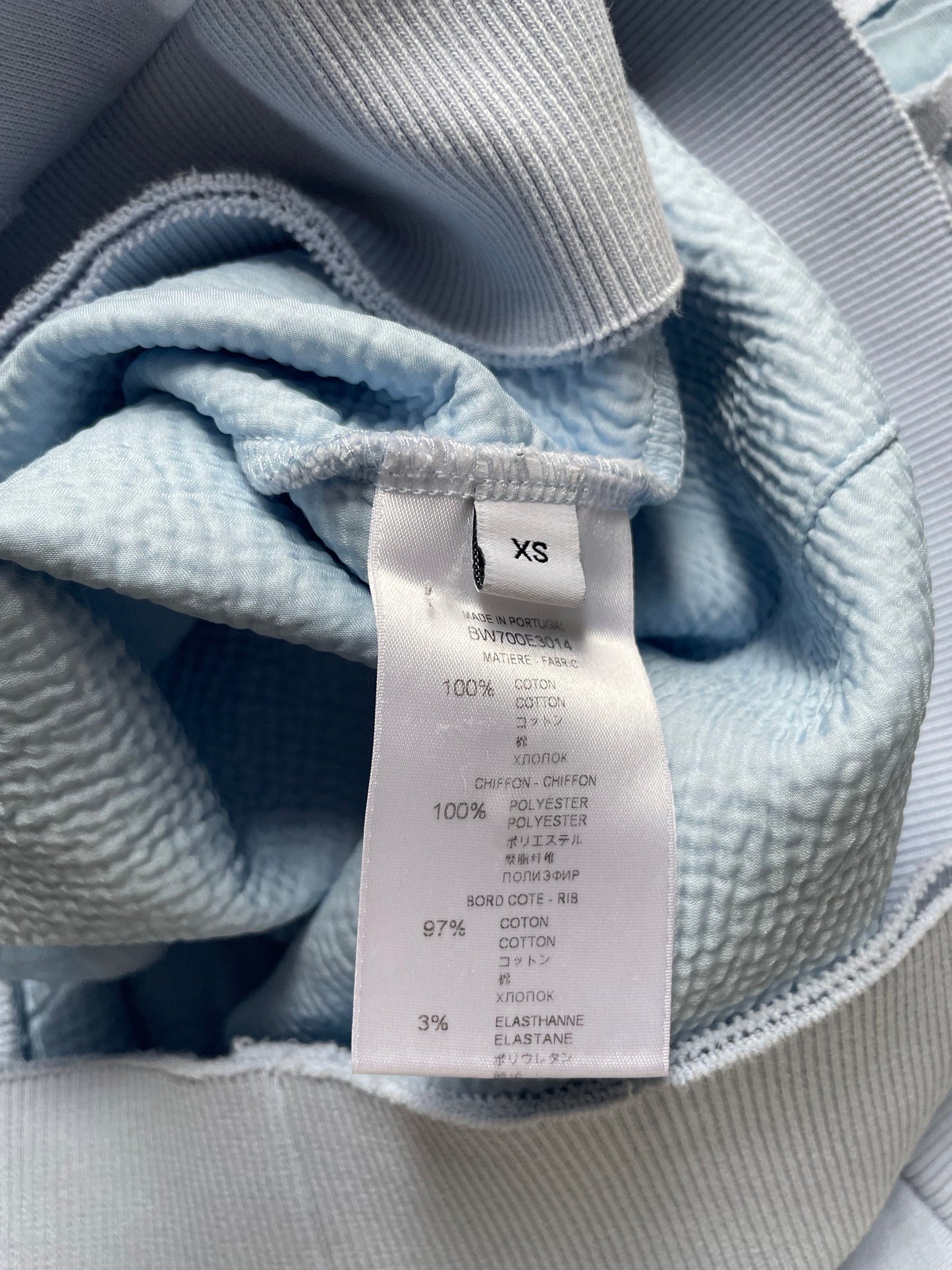 Givenchy Paris Light Blue Distressed Hoodie XS image 3
