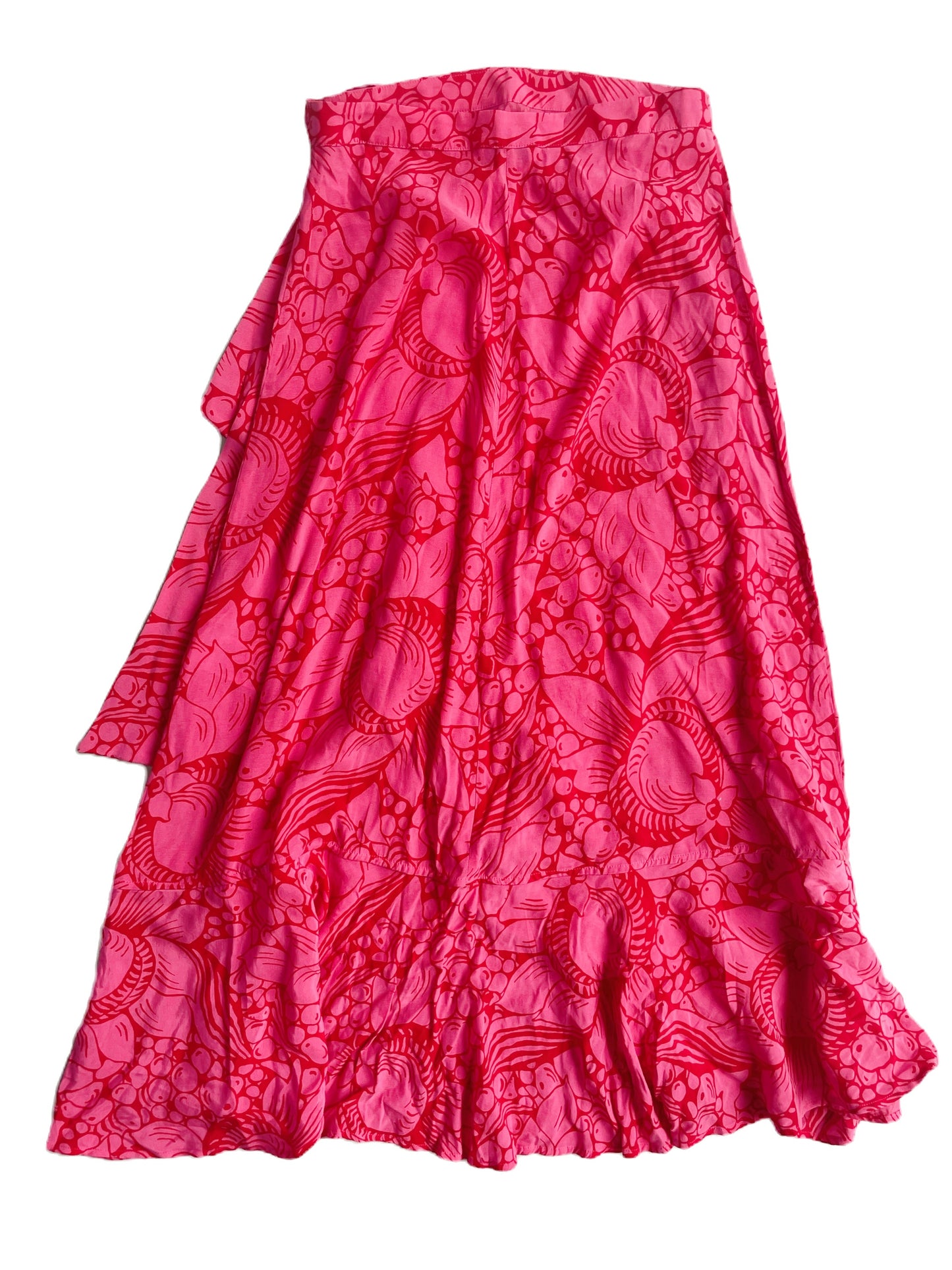 Whistles Print Wrap Skirt UK 8 image 2