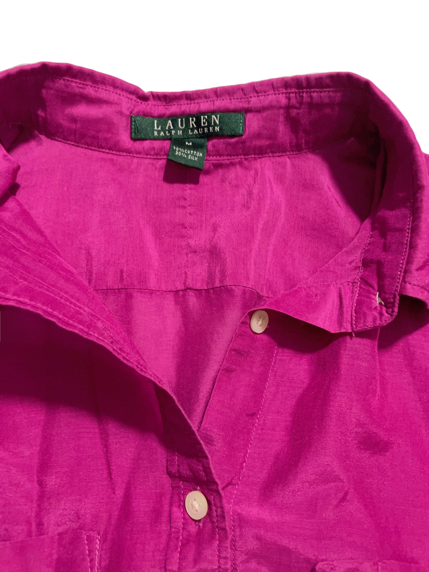 Polo by Ralph Lauren Silk Blend Shirt M image 2