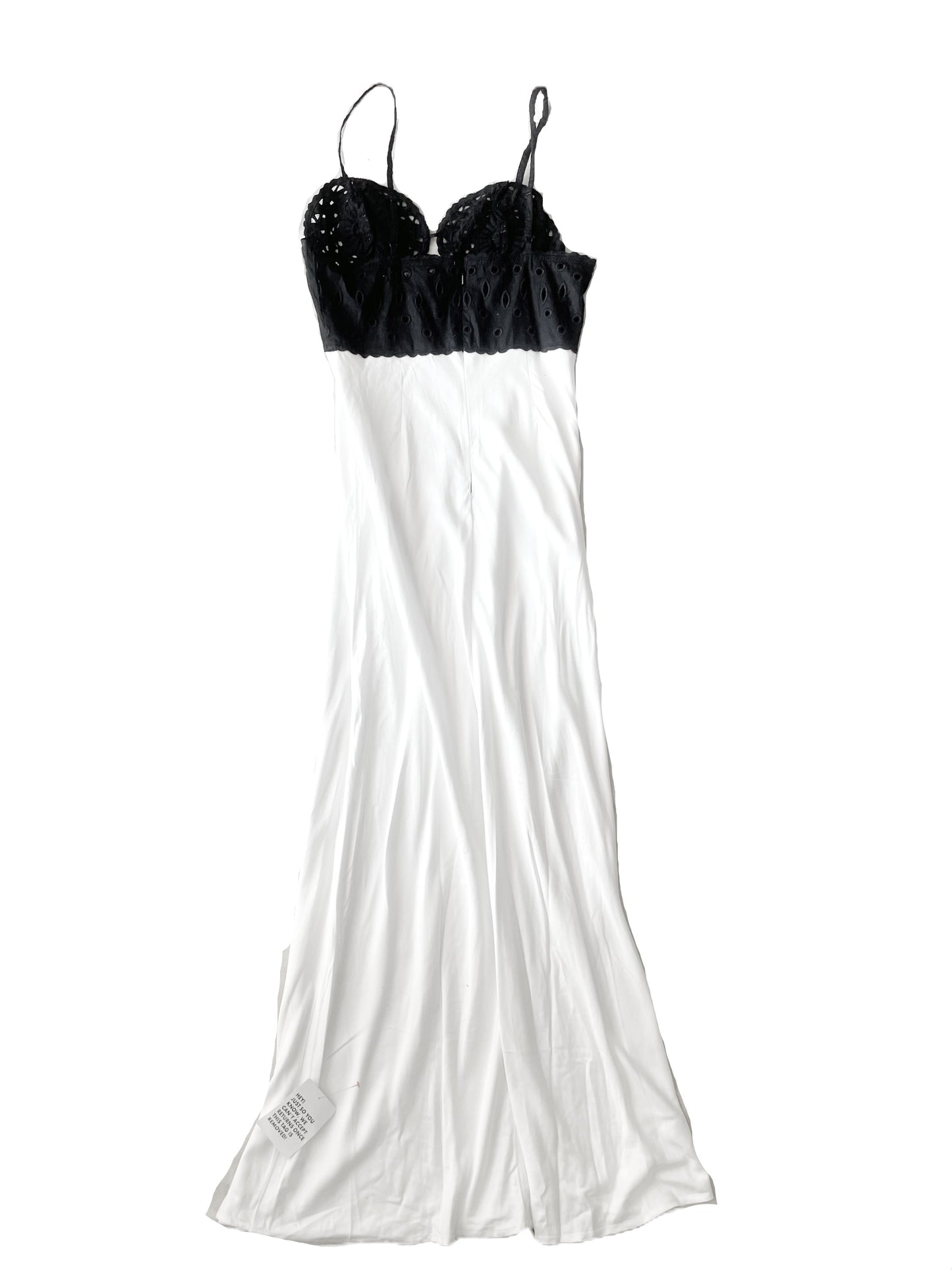 New With Tags Topshop Eyelet Bodice Maxi Dress UK 8 image 2