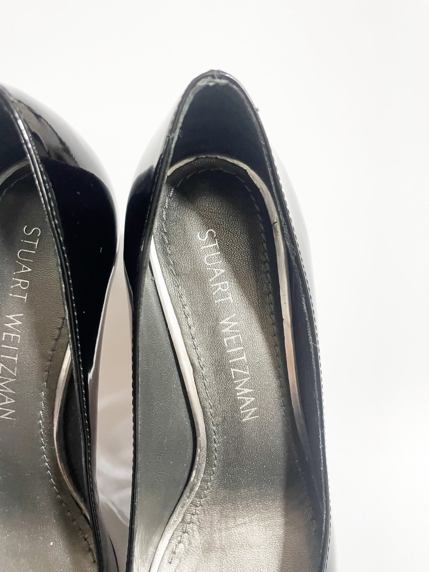 Stuart Weitzman Black Patent Pumps UK 3.5 image 3