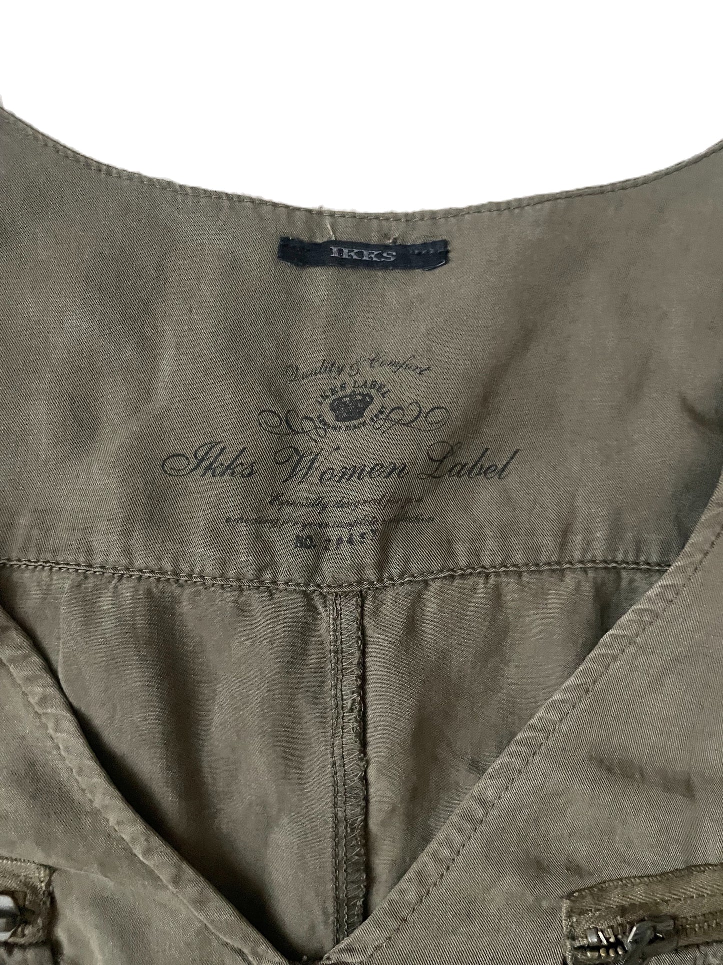 Ikks Khaki Dress UK 14 image 2