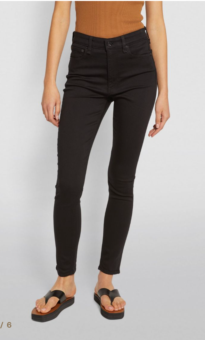 New With Tags Rag & Bone Nina High Rise Jeans 26" image 1