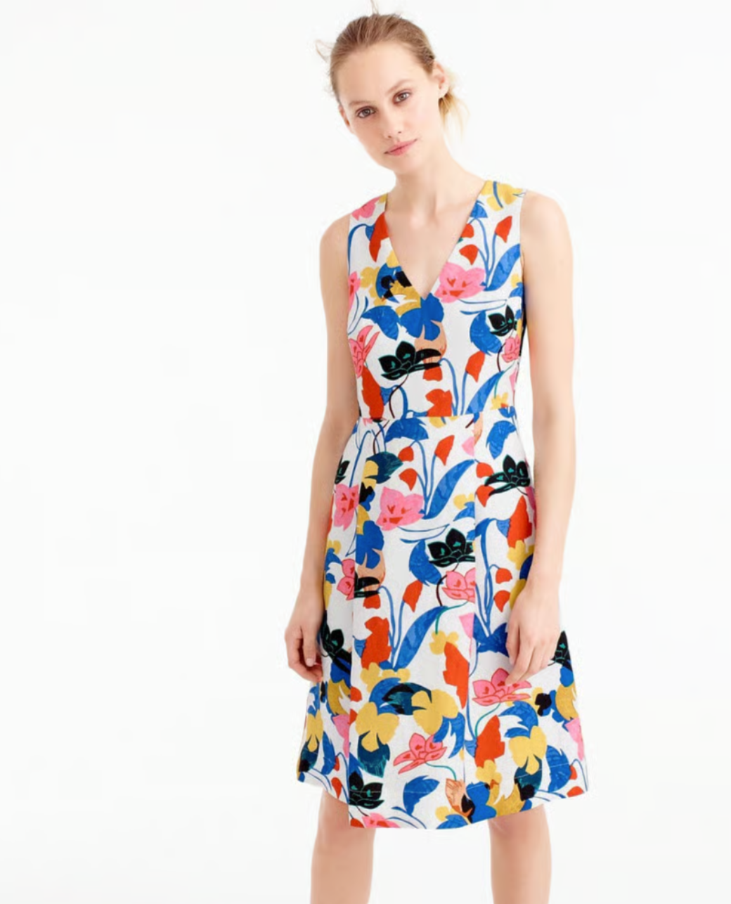 New With Tags J.Crew Floral Dress XS image 1