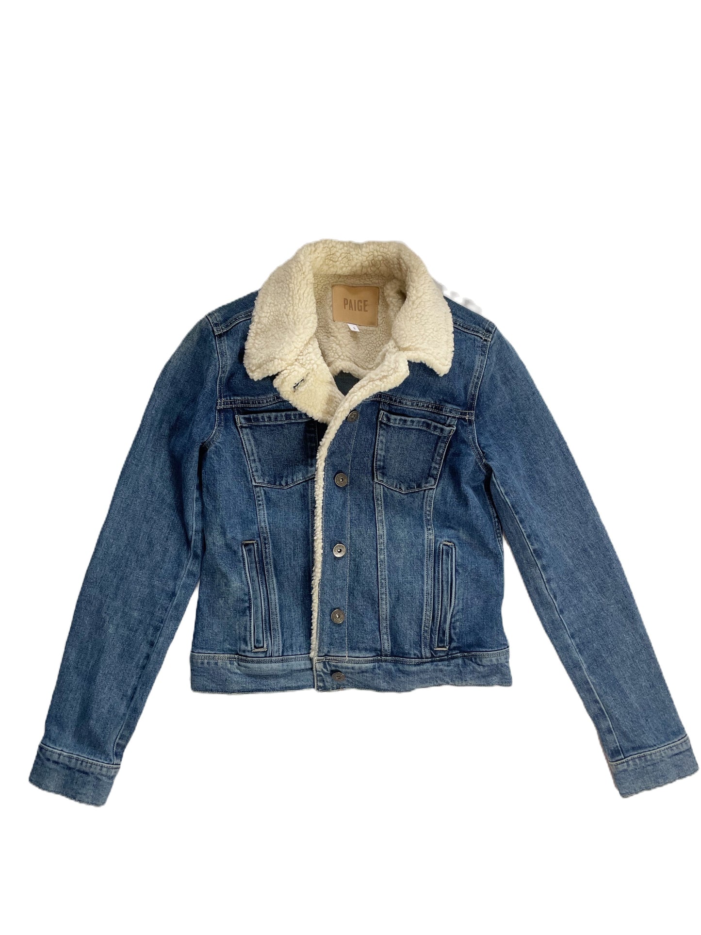 Paige Fleece Lined Denim Jacket S image 0
