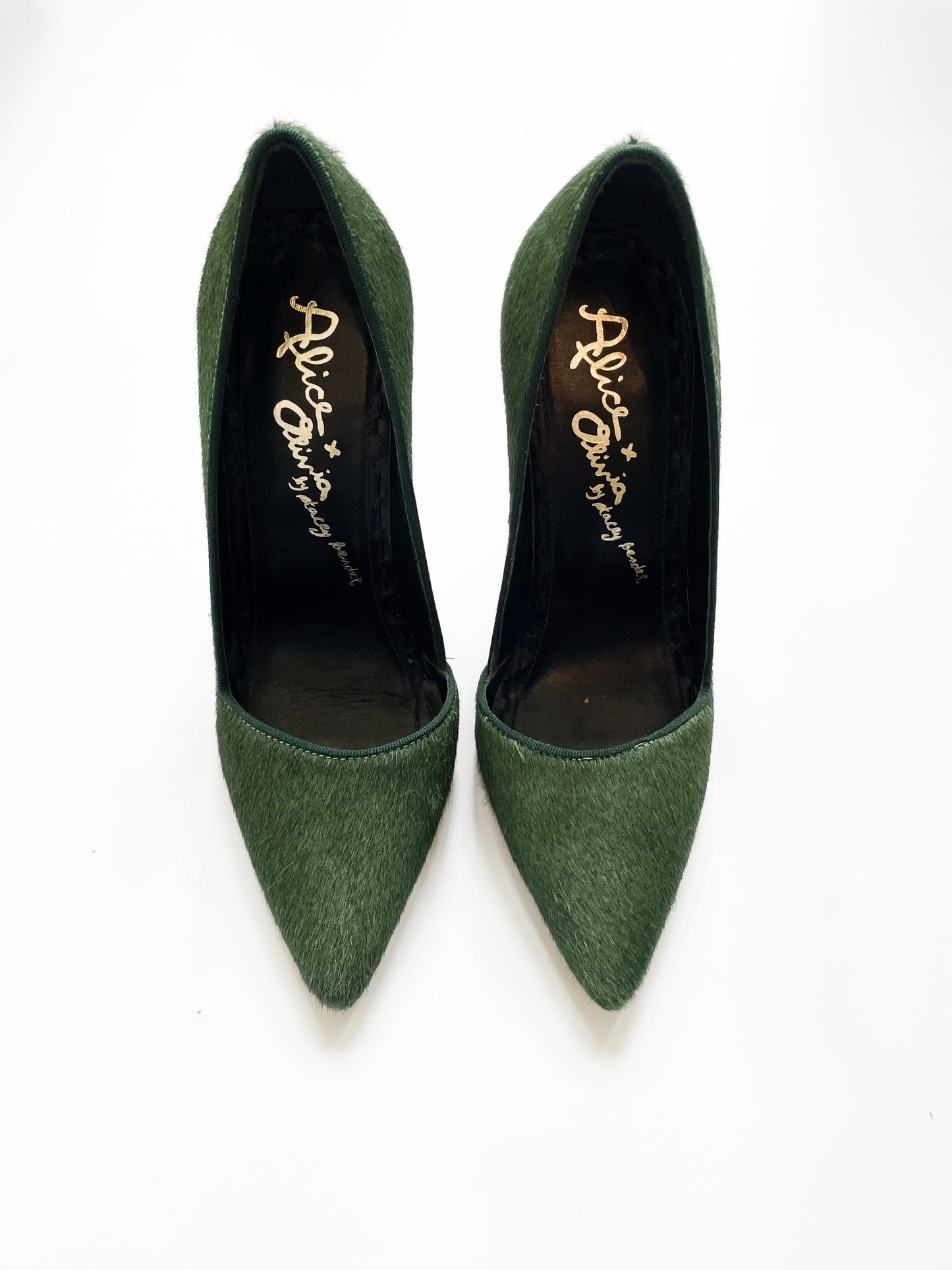 Alice + Olivia Calf Hair Pointed Heels UK 4 image 0