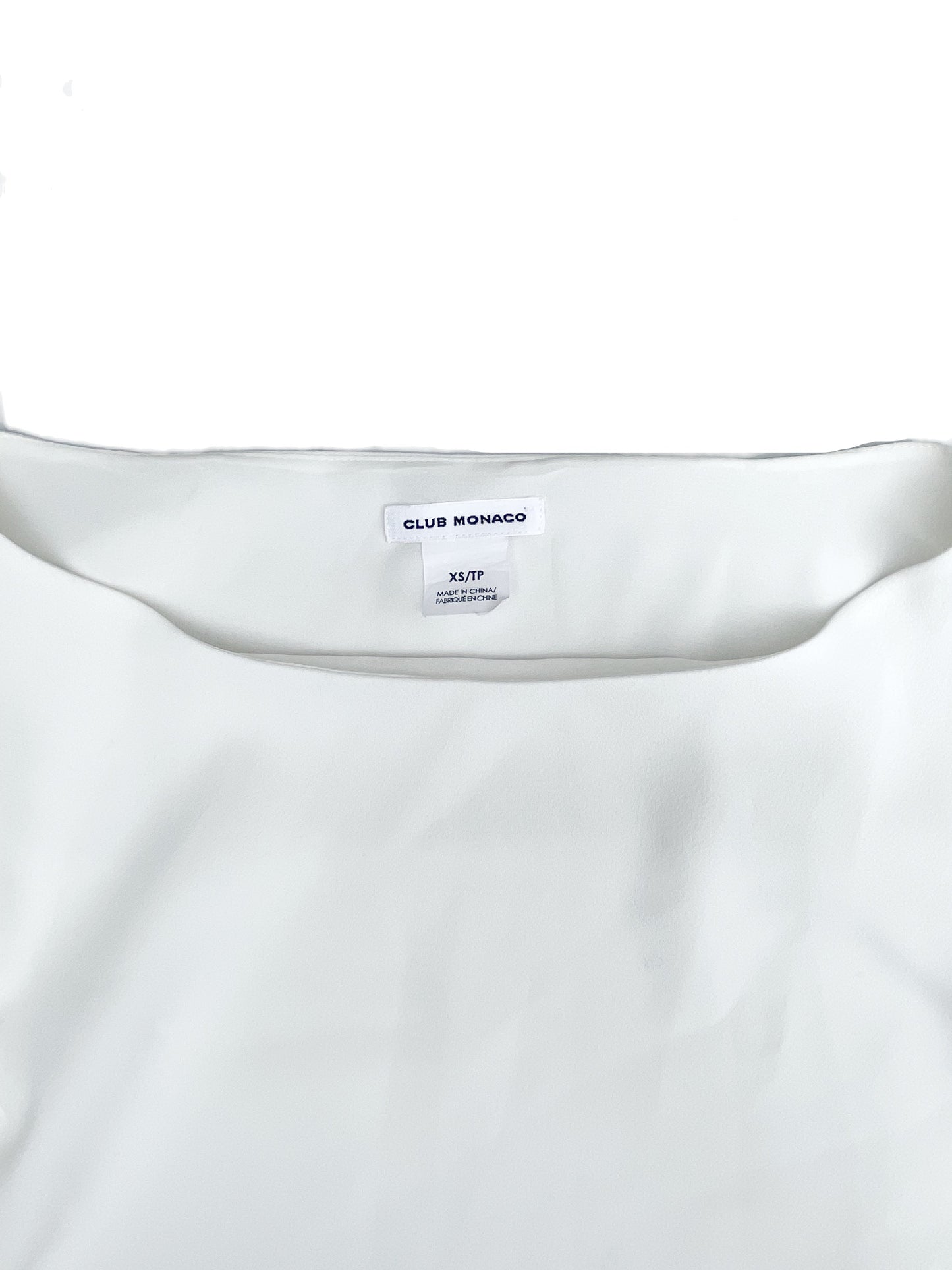 Club Monaco White Blouse XS image 2