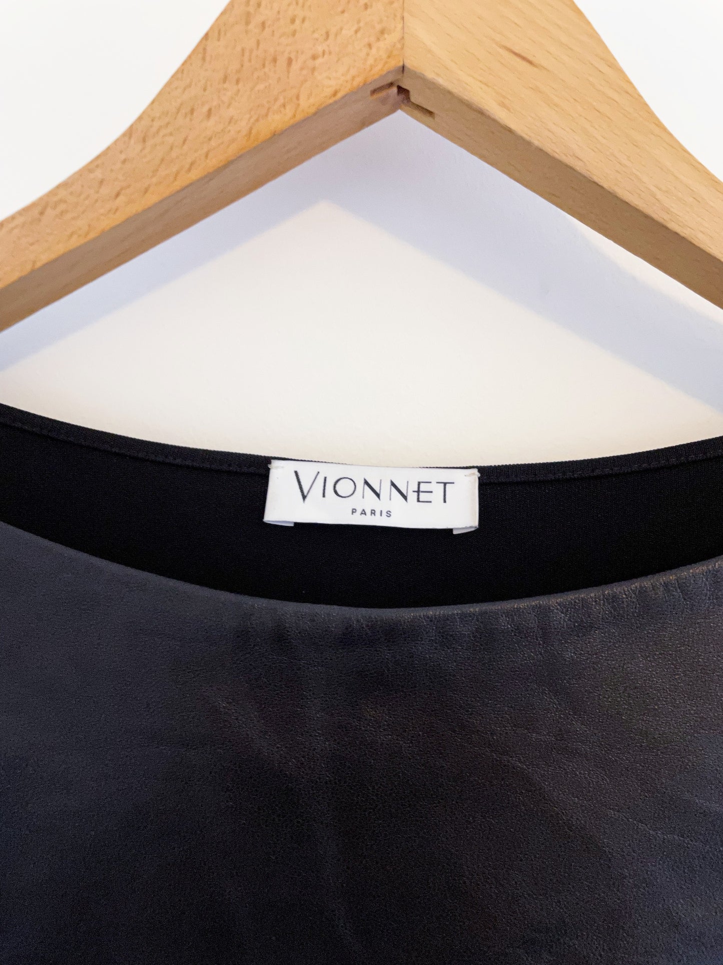 Vionnet Paris Leather Dress UK 12 image 2