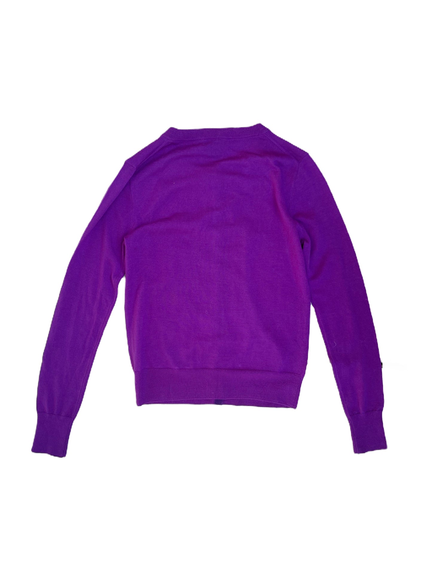 J.Crew Purple Wool Cardigan XS image 1